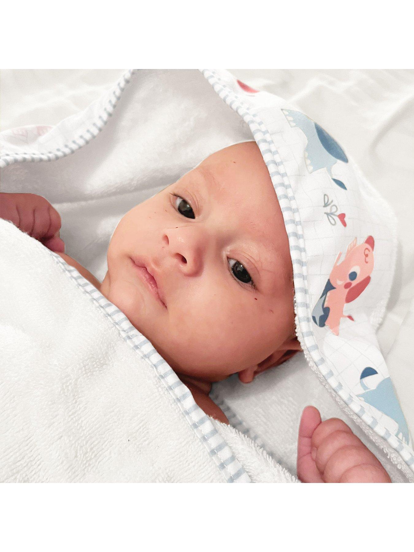  image of yookidoo-elephant-baby-shower-gift-set-cloudy-blue