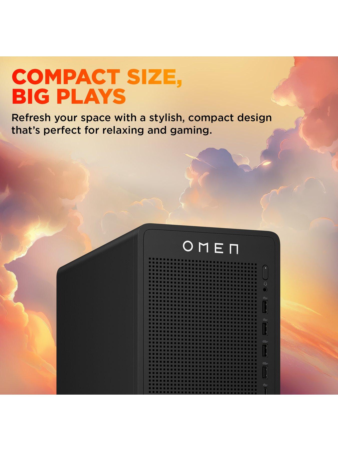  image of hp-omen-16l-gaming-desktop-geforce-rtx-5060-amd-ryzen-5-16gb-ram-1tb-ssd