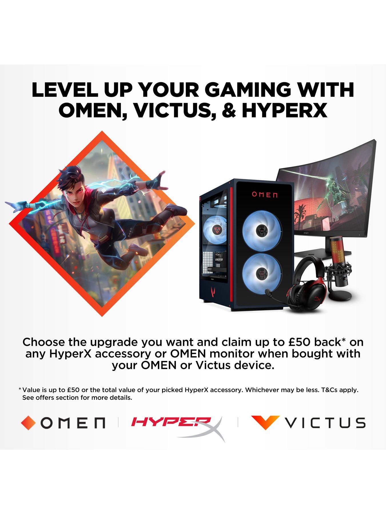  image of hp-omen-35l-valorant-gaming-desktop-geforce-rtx-5060-intel-core-i7-32gb-ram-1tb-ssd