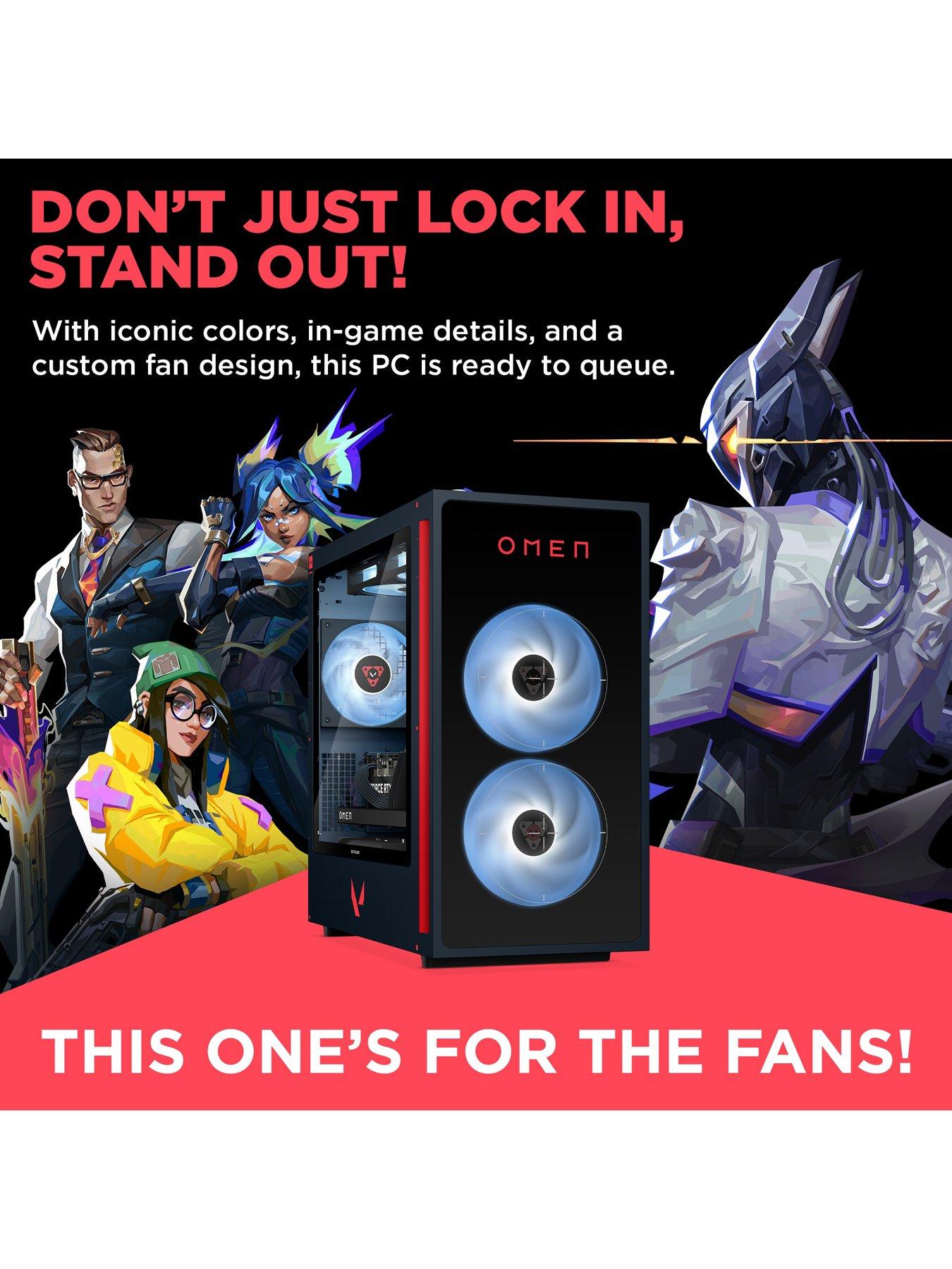  image of hp-omen-35l-valorant-gaming-desktop-geforce-rtx-5060-intel-core-i7-32gb-ram-1tb-ssd