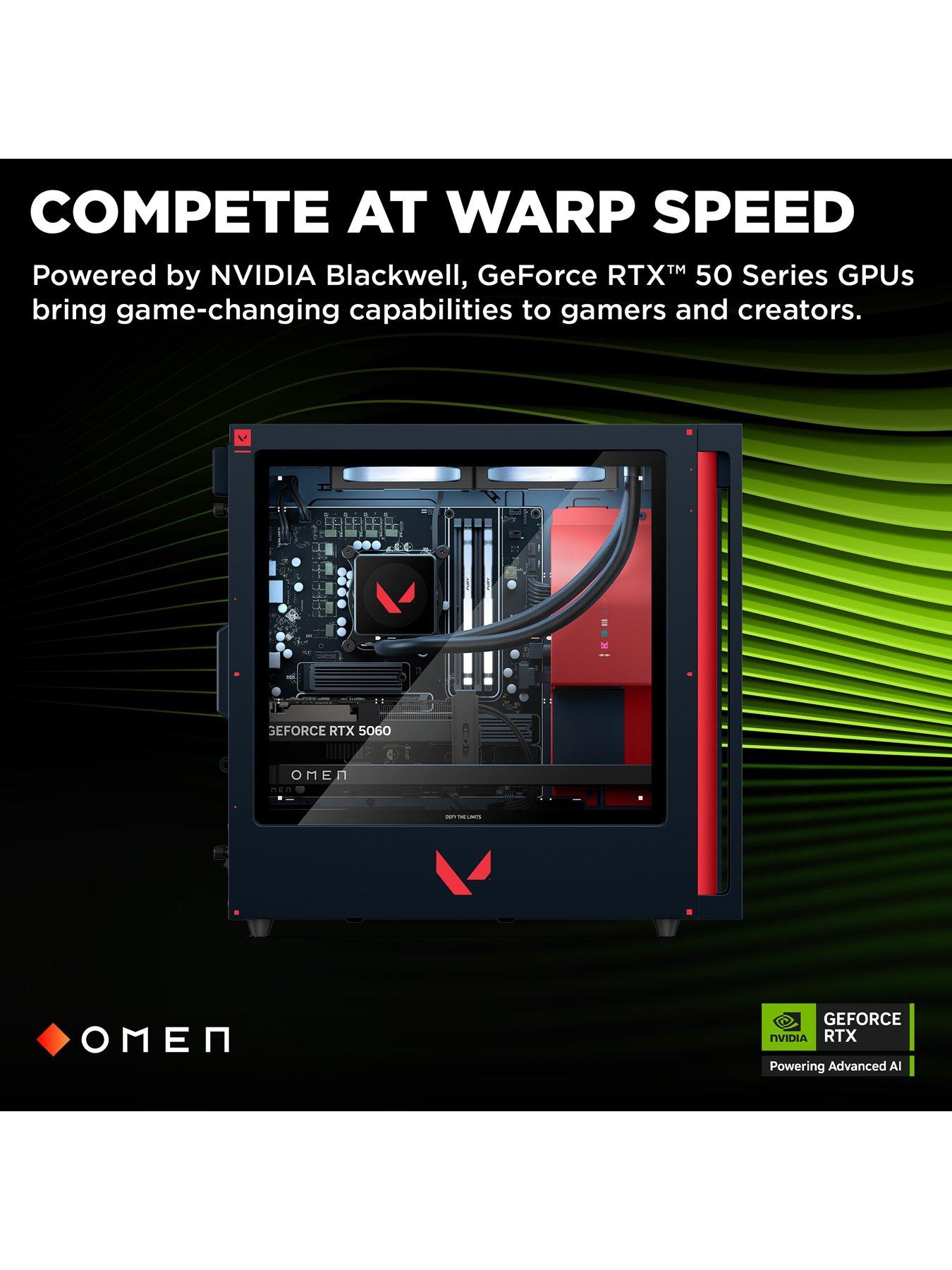  image of hp-omen-35l-valorant-gaming-desktop-geforce-rtx-5060-intel-core-i7-32gb-ram-1tb-ssd