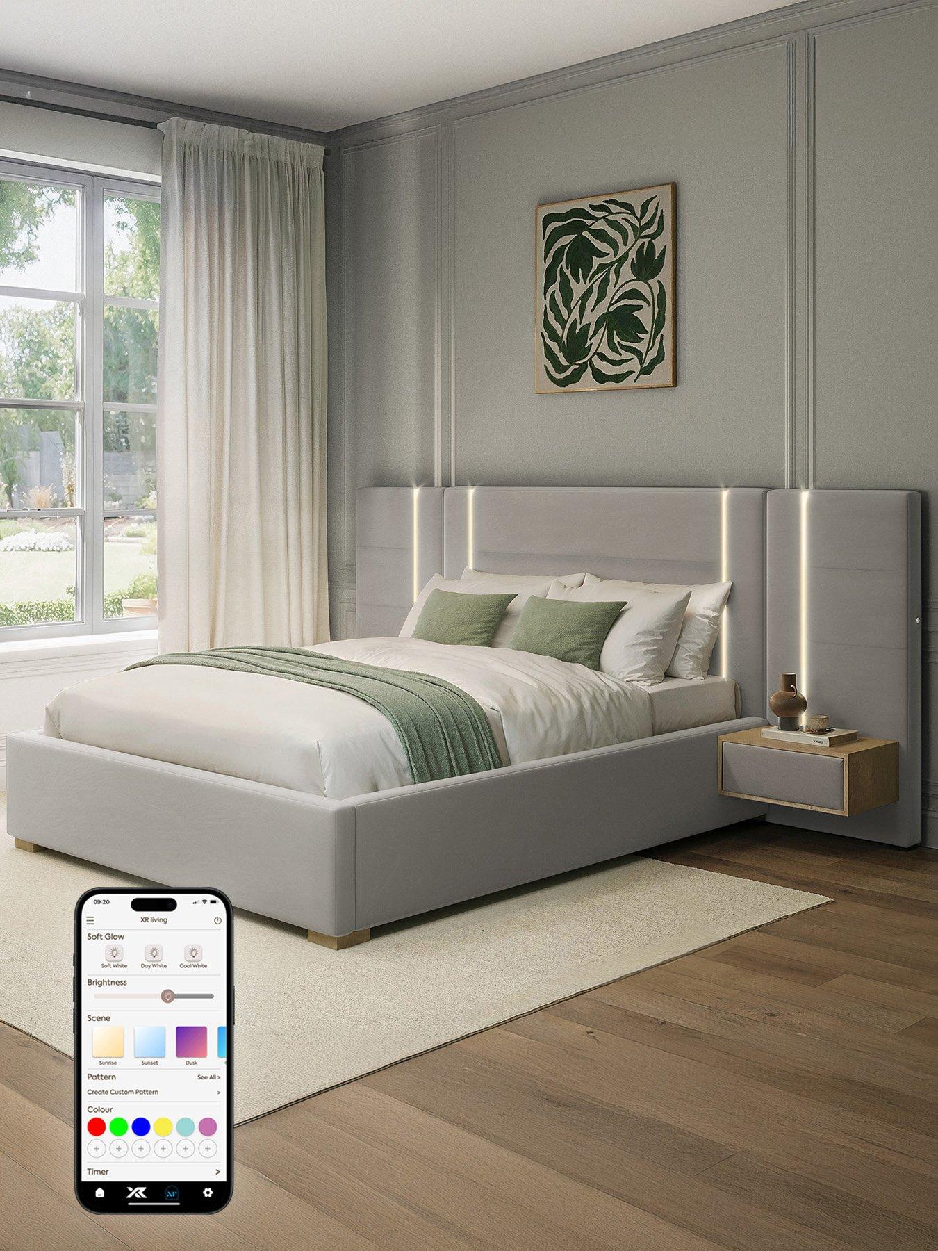 XR Living Amelia Hotel Bed With App Control Lights