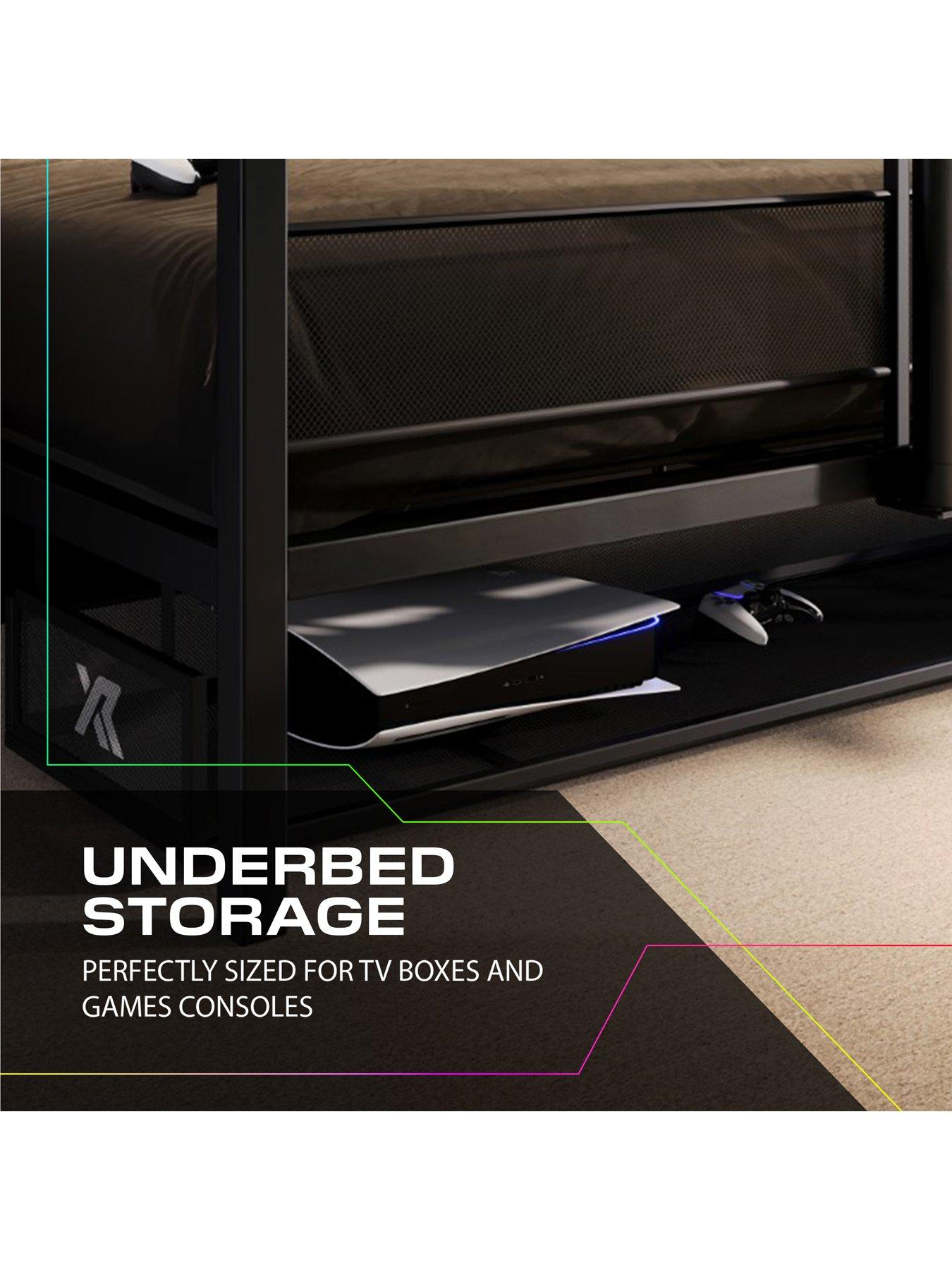 X Rocker Basecamp Double Bed App Controlled LED Light | Littlewoods