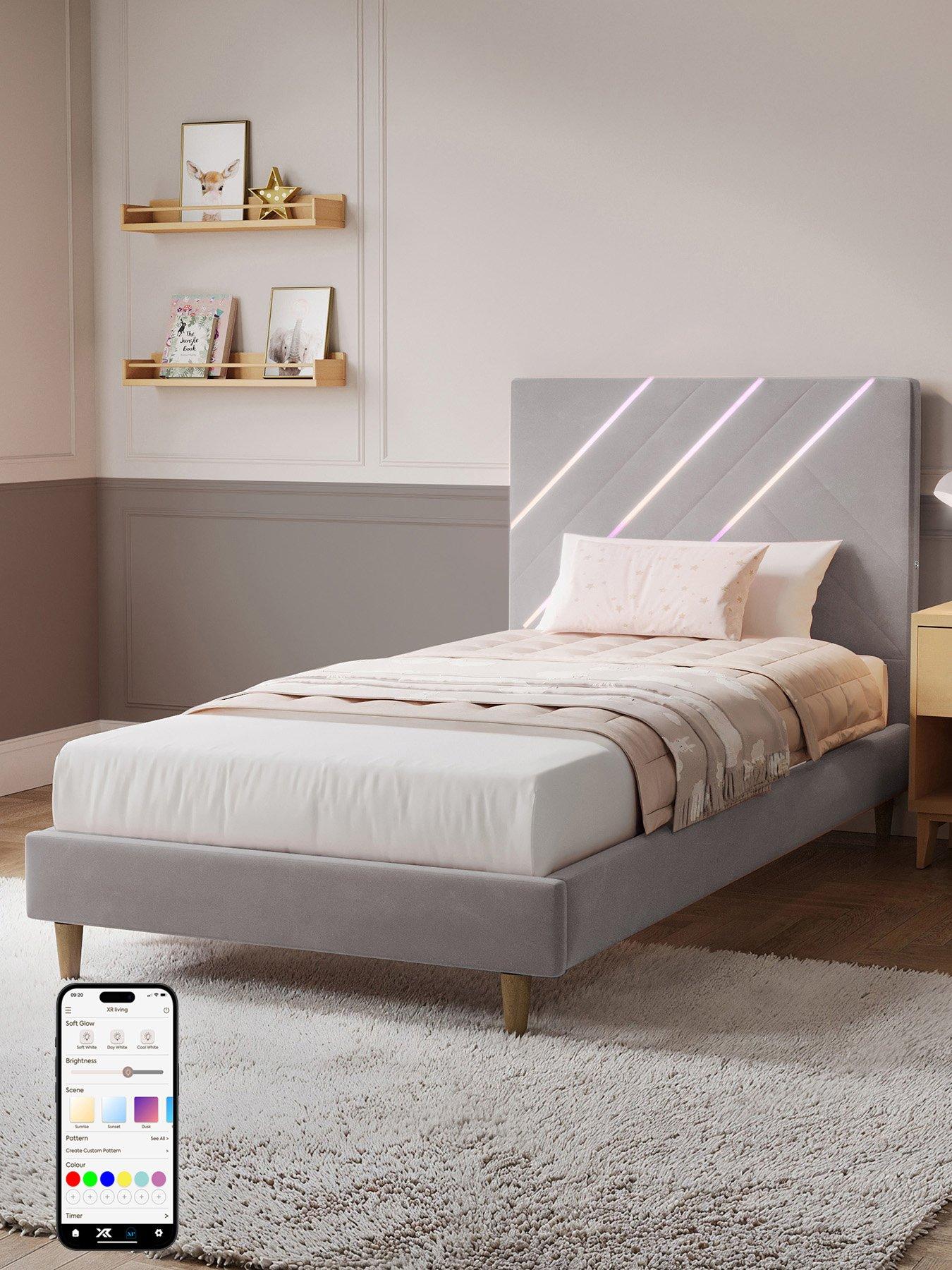 XR Living Lily Bed Frame With App Control Lights