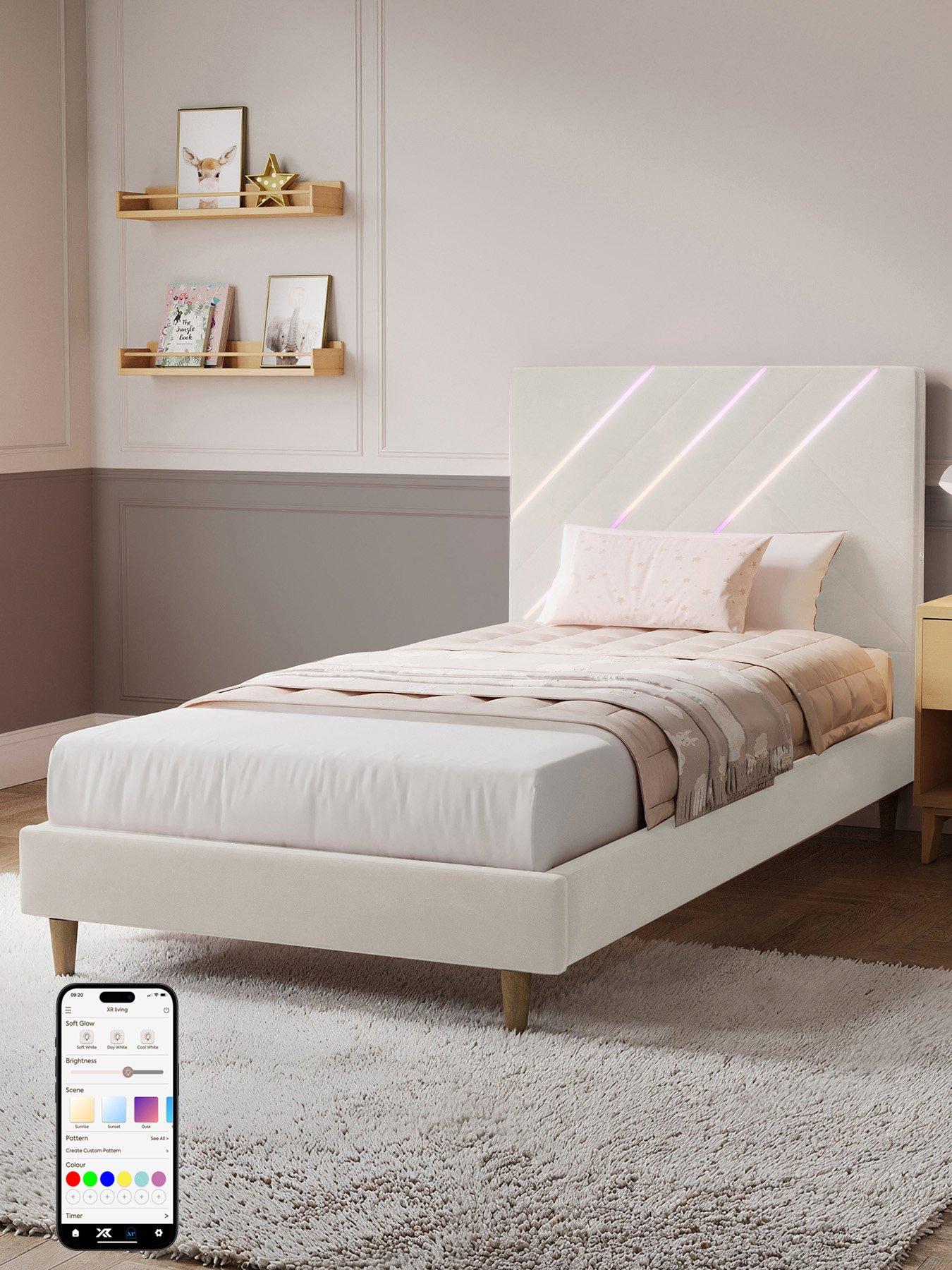XR Living Lily Bed Frame With App Control Lights