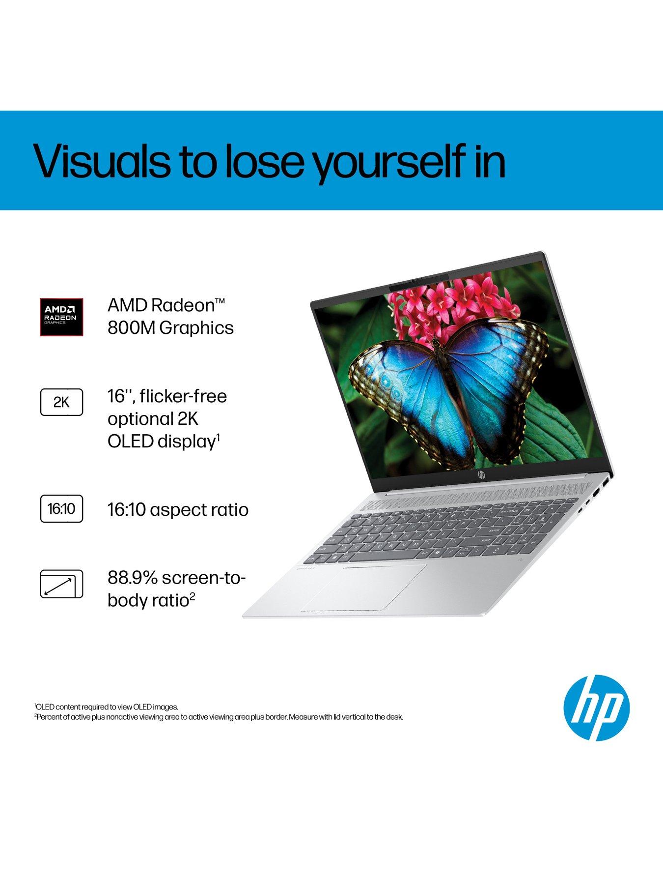 Image 6 of 8 of HP OmniBook 5 - Copilot+ PC - 16in - AMD Ryzen AI 7 - 16GB RAM - 1TB SSD - Silver