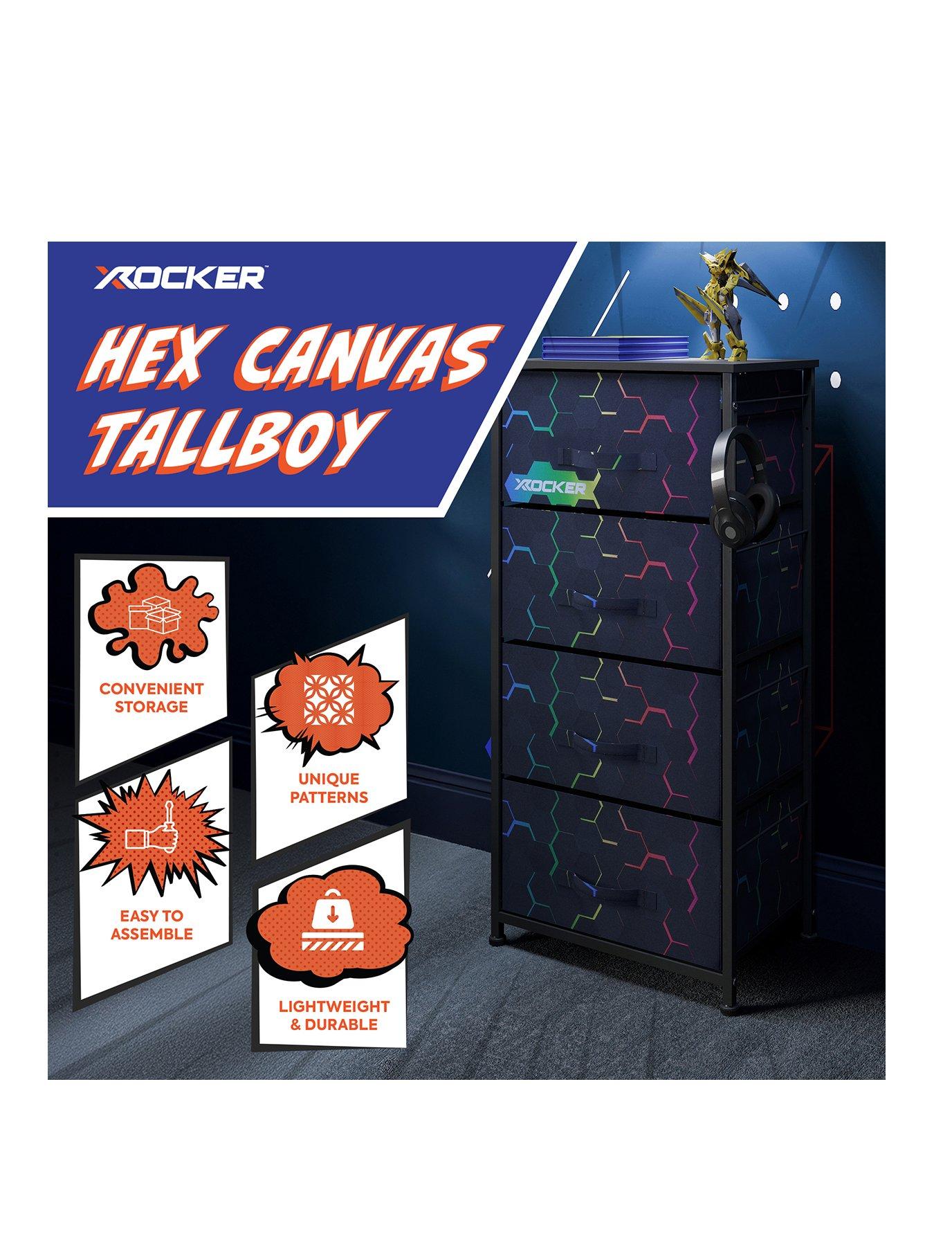 stillFront image of x-rocker-hex-canvas-tallboy