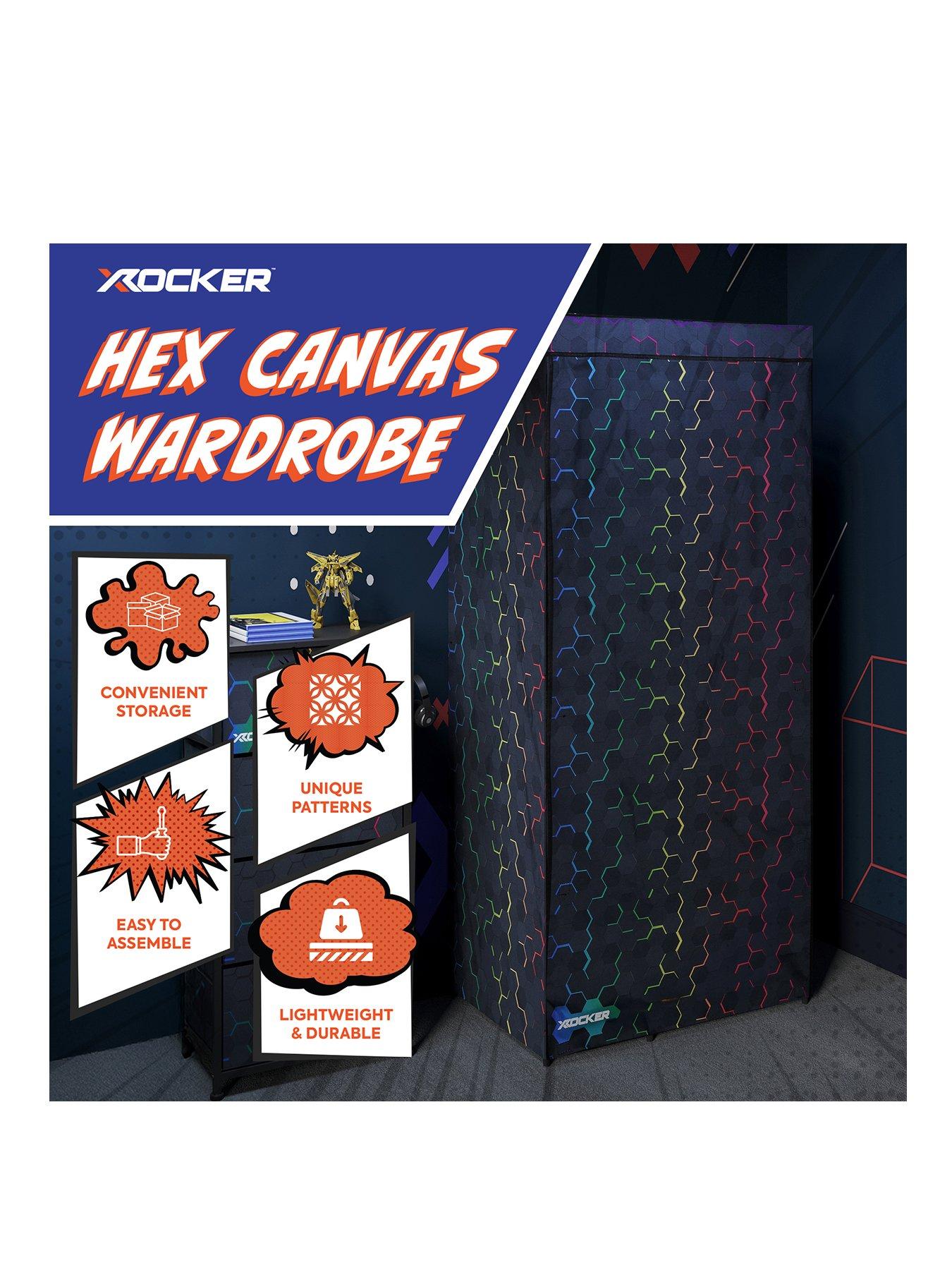 Image 2 of 7 of X Rocker Hex Canvas Wardrobe