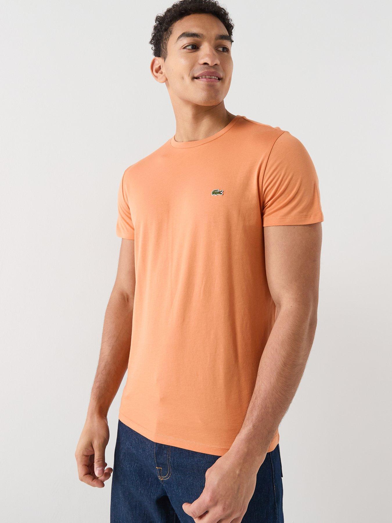 Lacoste Lacoste Pima Cotton Short Sleeve T-shirt  - Orange