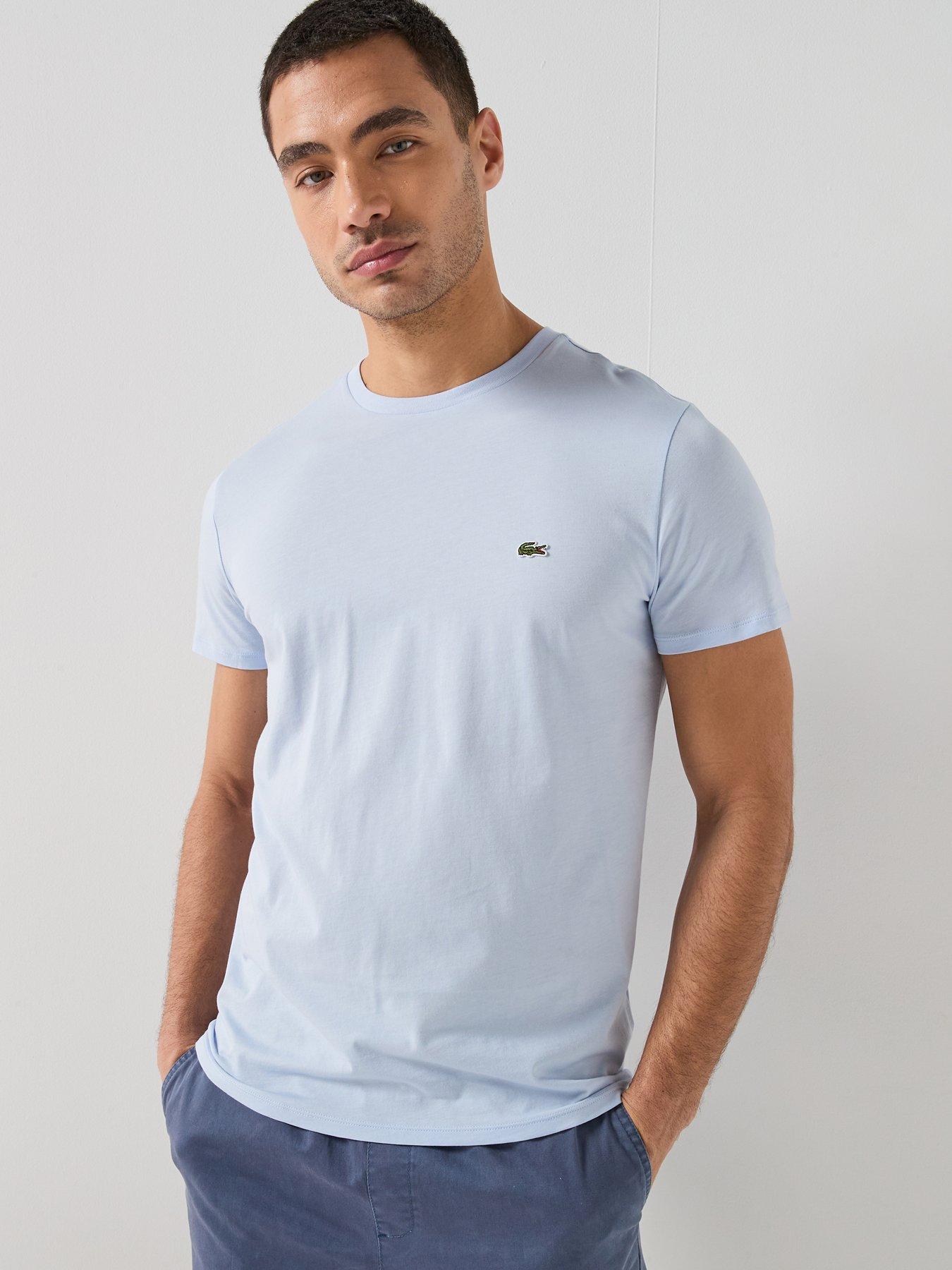 Lacoste Pima Cotton Short Sleeve T-Shirt - Light Blue