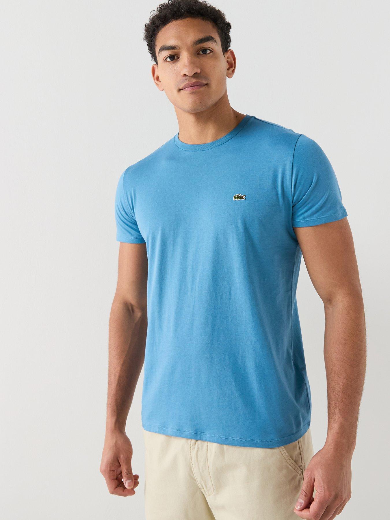 Lacoste Pima Cotton Short Sleeve T-Shirt- Blue