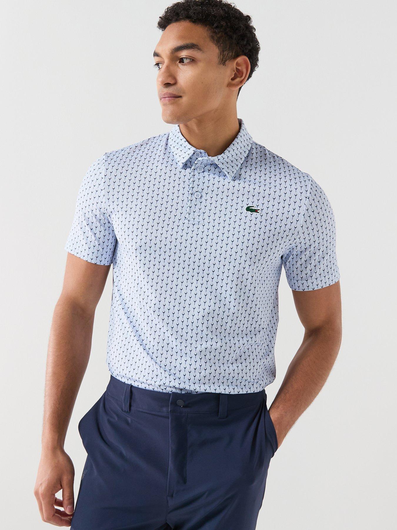 Lacoste Ultra-Dry Upf50 Jersey Golf 'Tee' Polo Shirt - Blue