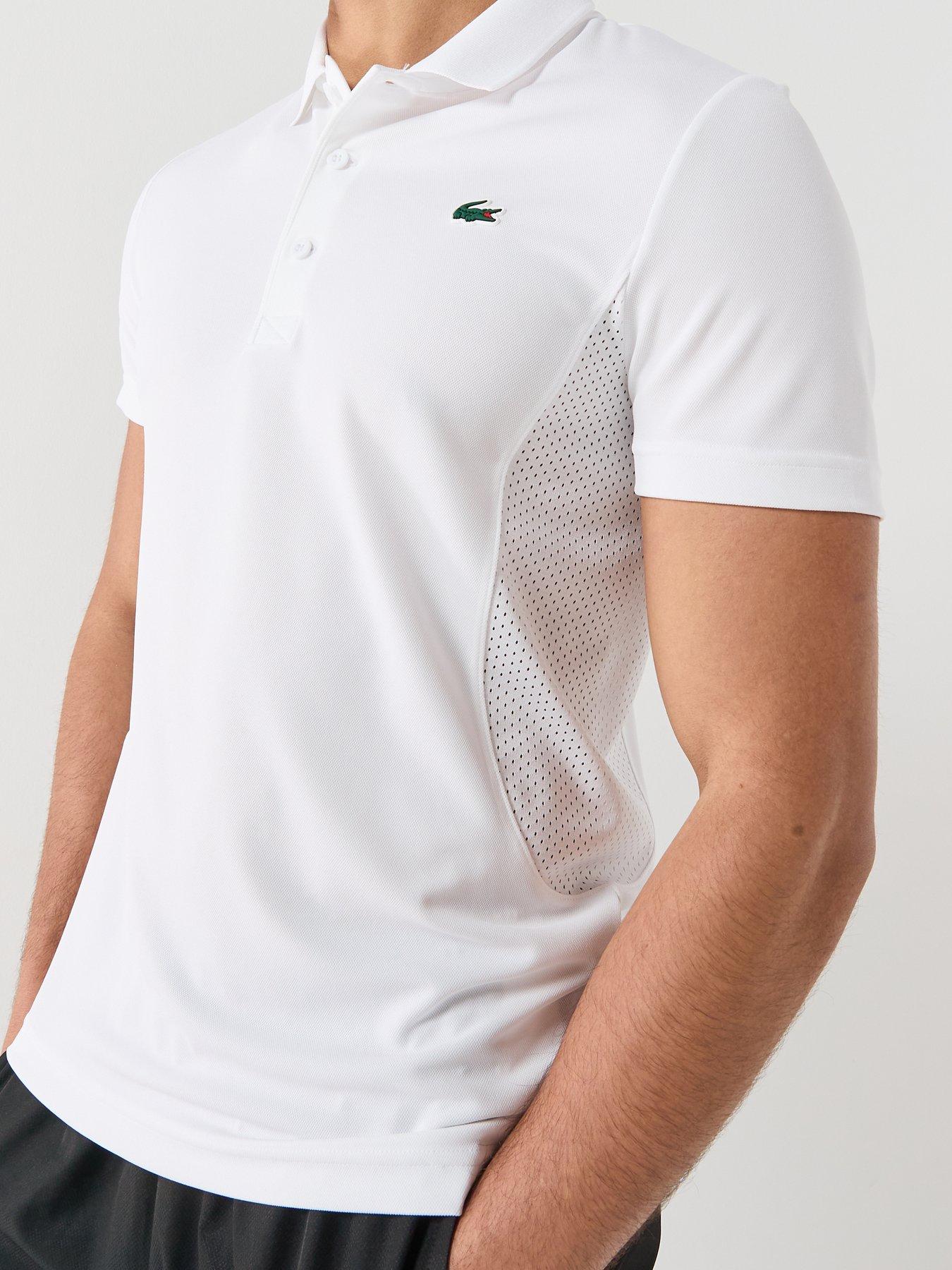 Image 4 of 6 of Lacoste X Novak Djokovic Ultra-Dry Polo Shirt - White
