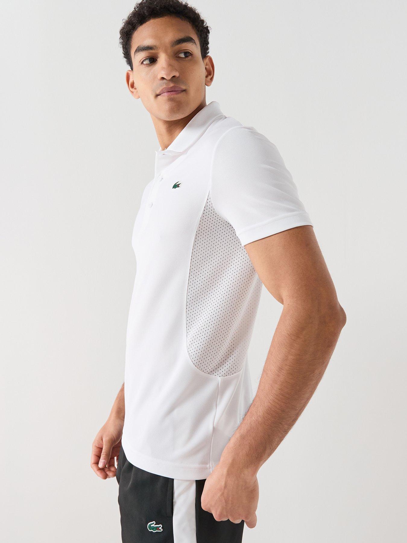 Image 6 of 6 of Lacoste X Novak Djokovic Ultra-Dry Polo Shirt - White