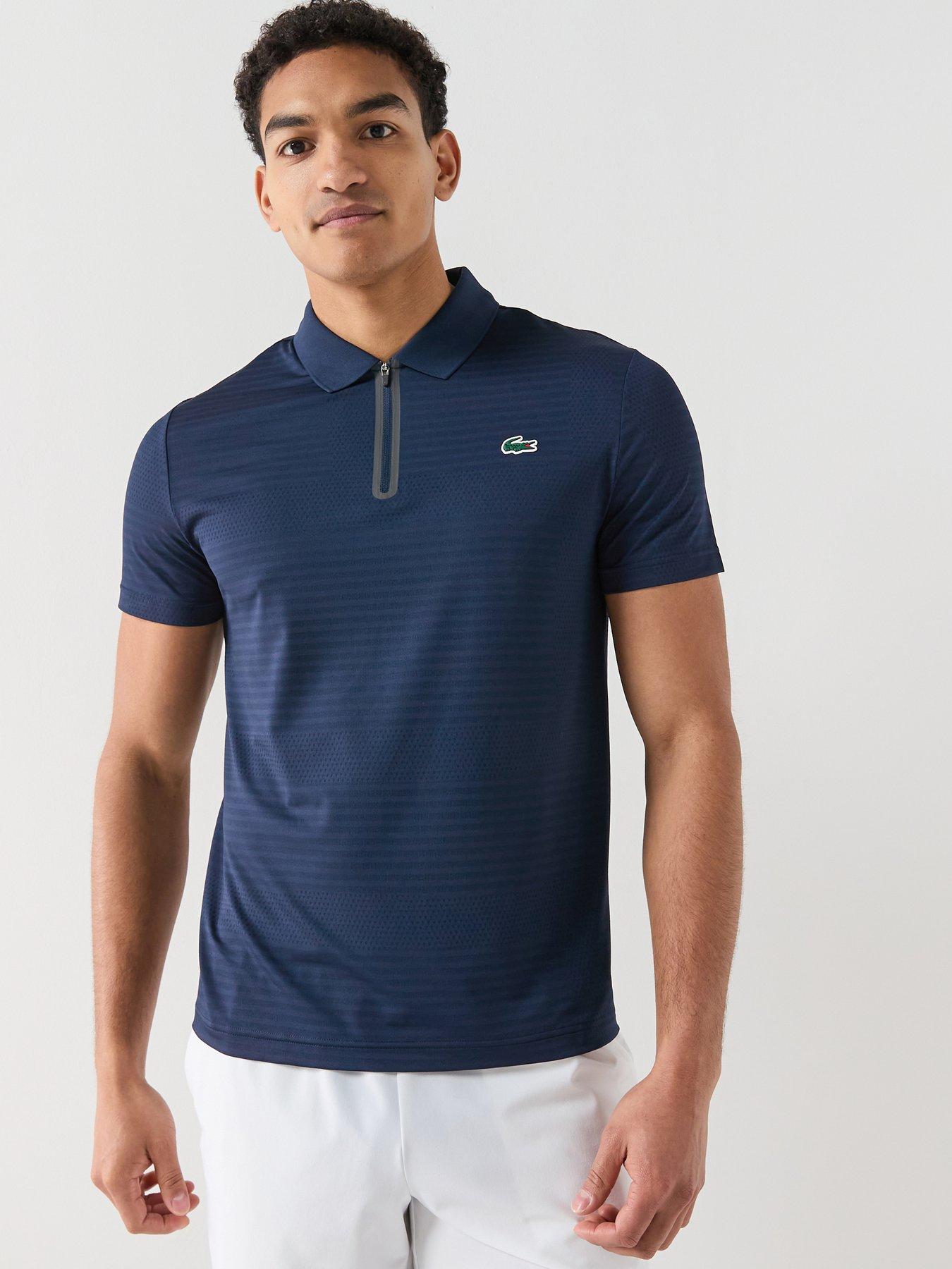 Lacoste Lacoste Ultra-dry Honeycomb Jersey Tennis Polo Shirt -blue