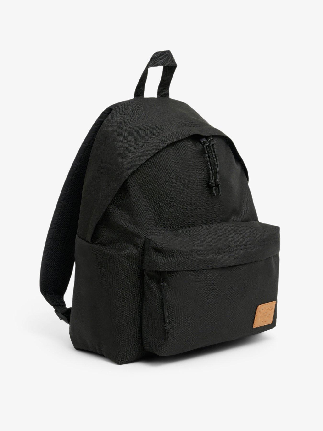 Image 3 of 5 of Lacoste Canvas Backpack - Black