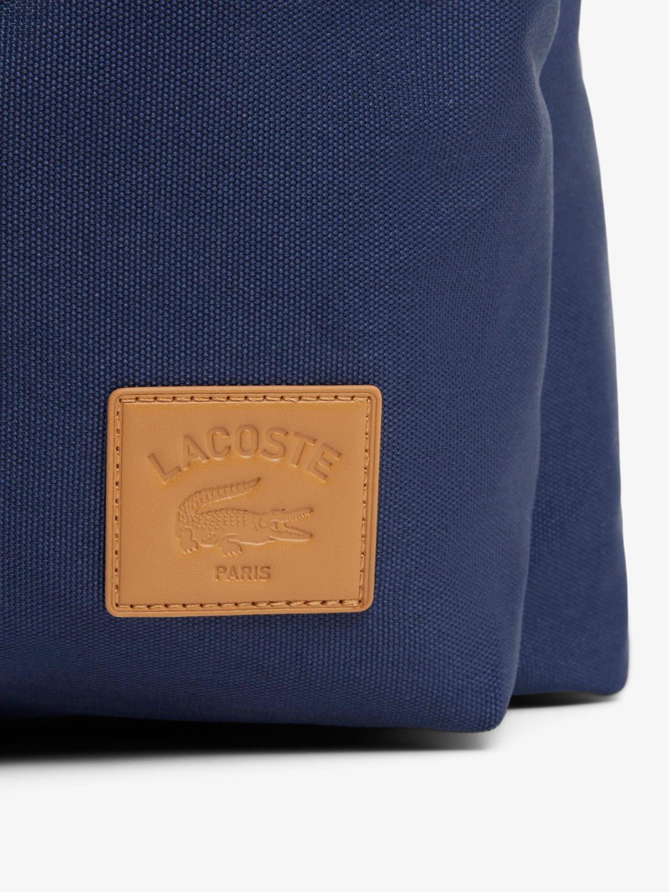 Image 5 of 5 of Lacoste Canvas Backpack - Navy