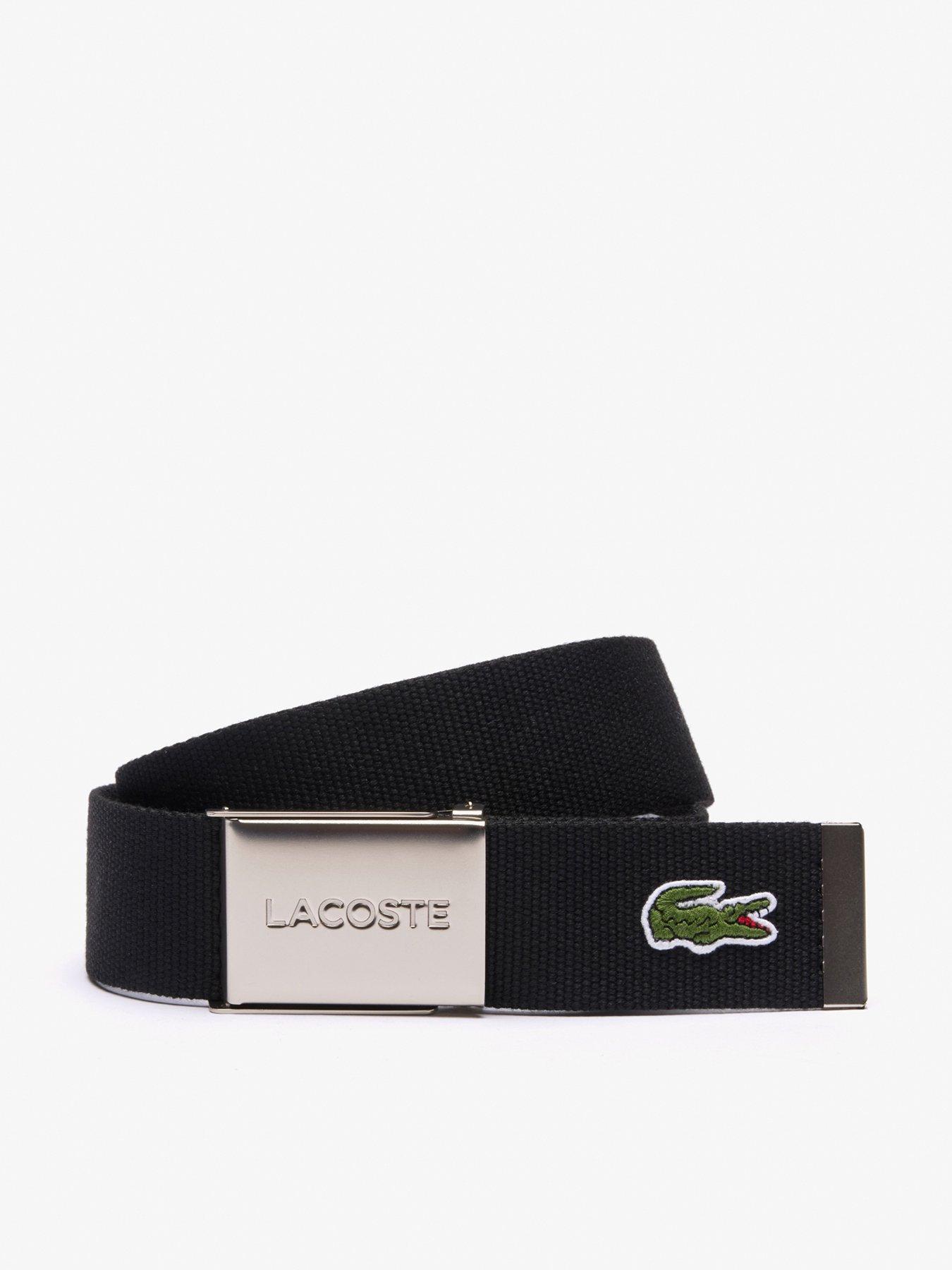 Image 1 of 3 of Lacoste L12 12 Concept Woven Belt - Black