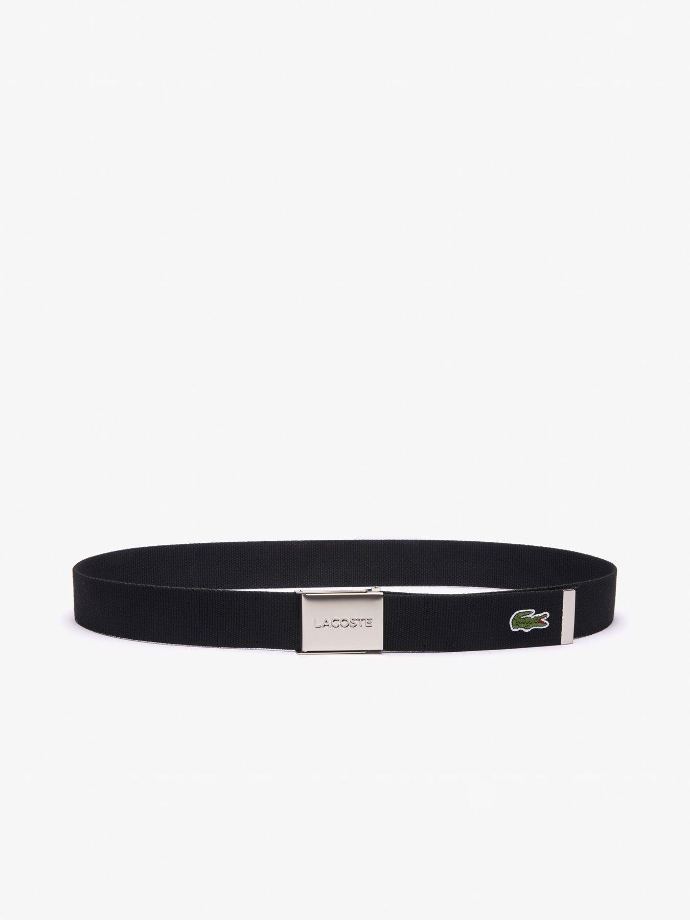 Image 2 of 3 of Lacoste L12 12 Concept Woven Belt - Black