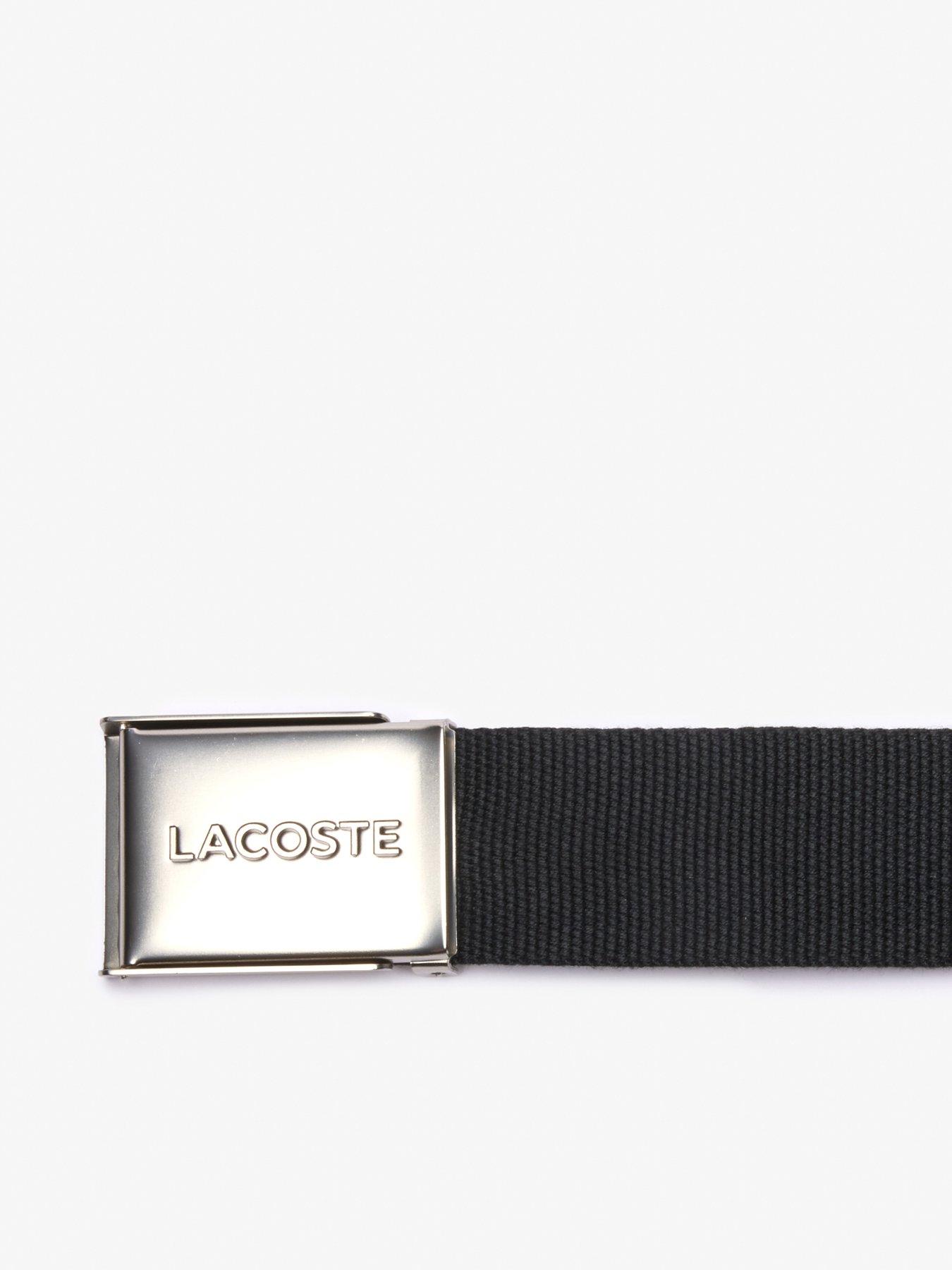 Image 3 of 3 of Lacoste L12 12 Concept Woven Belt - Black