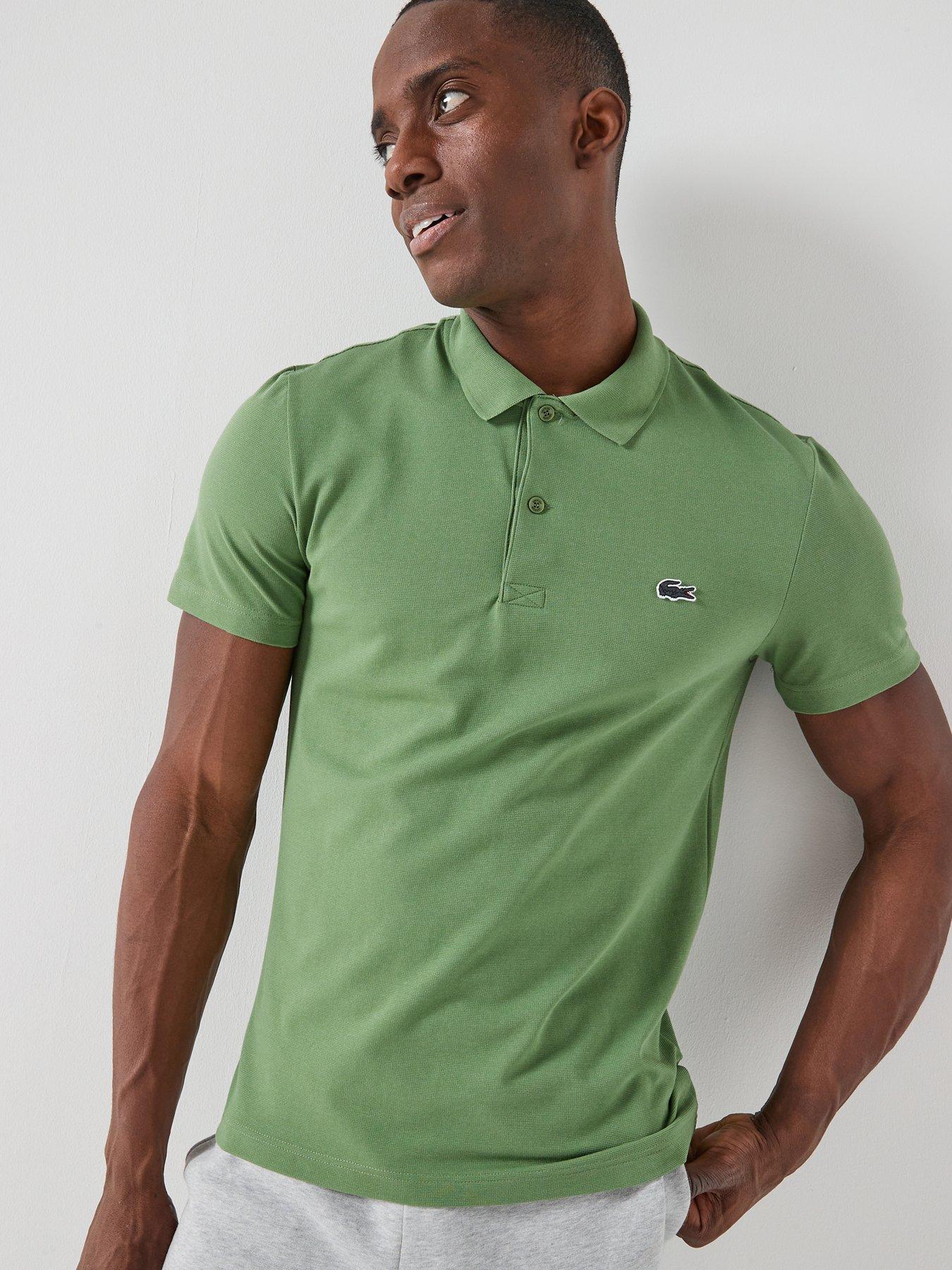lacoste-regular-fit-cotton-blend-ottoman-polo-shirt-green