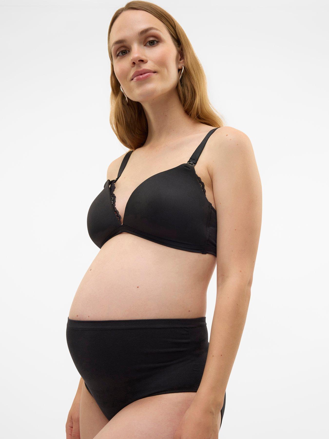  image of mamalicious-mlamour-nursing-bra-black