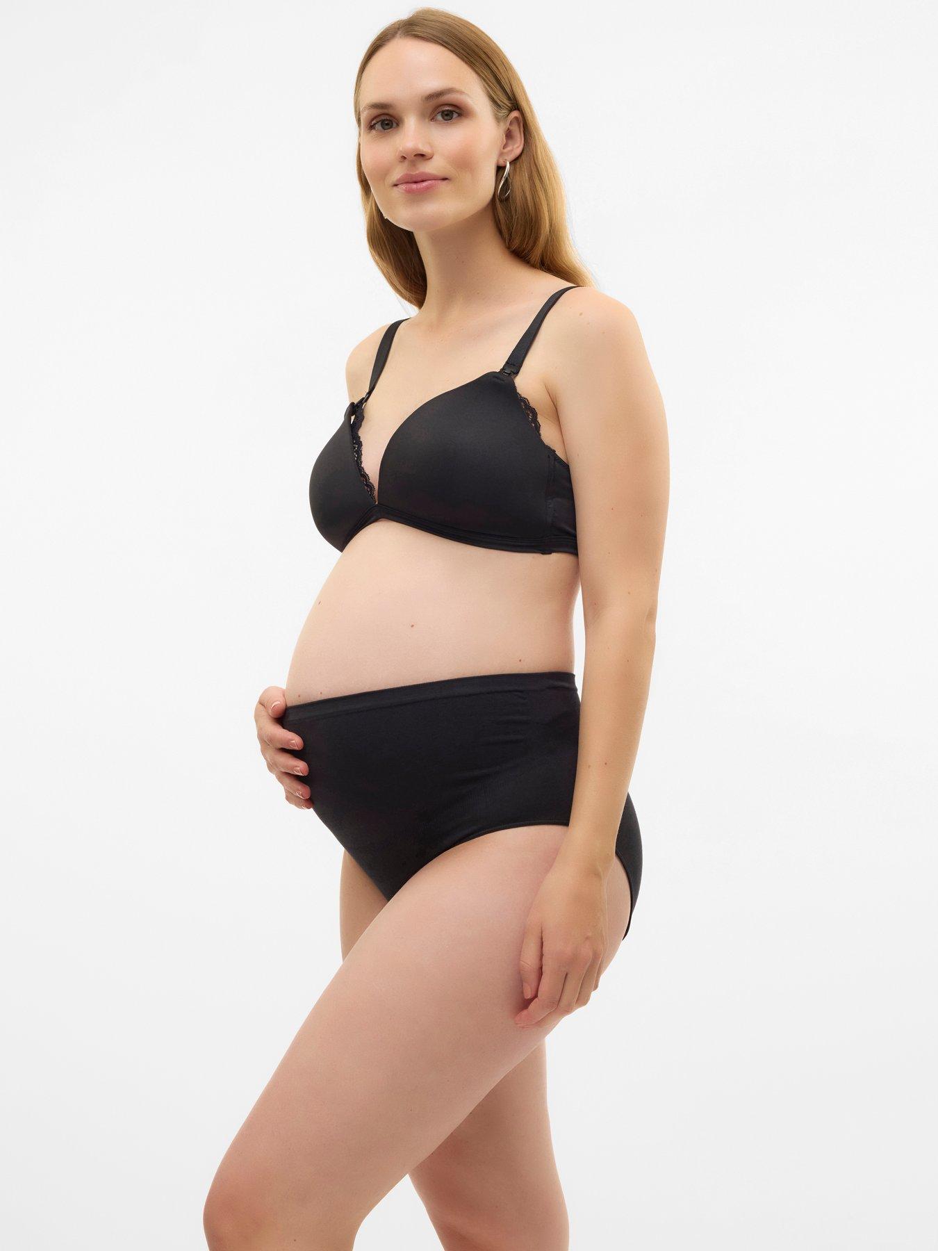  image of mamalicious-mlamour-nursing-bra-black