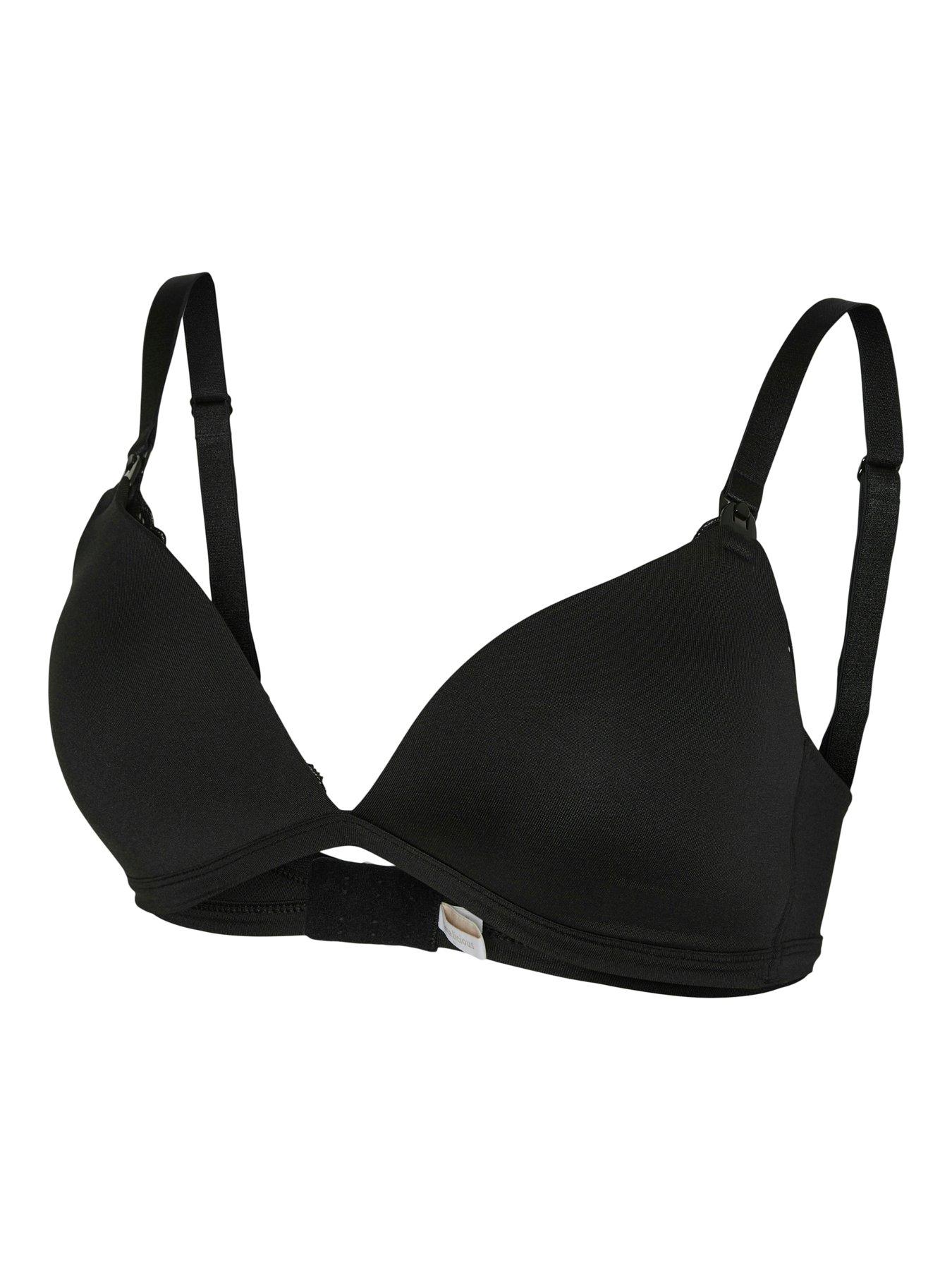  image of mamalicious-mlamour-nursing-bra-black