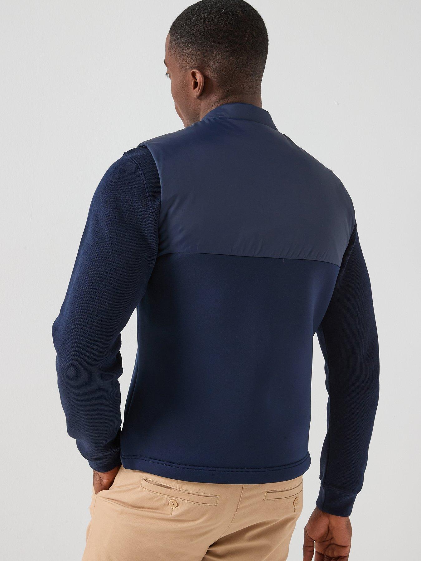 Image 2 of 4 of Lacoste Stretch Breathable Waterproof Padded Golf Vest - Navy