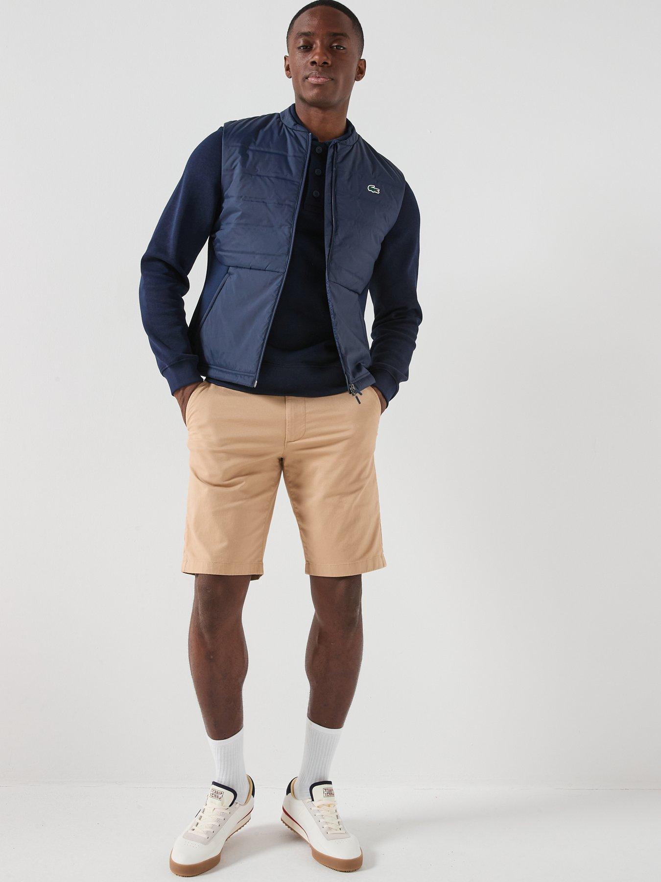 Image 3 of 4 of Lacoste Stretch Breathable Waterproof Padded Golf Vest - Navy
