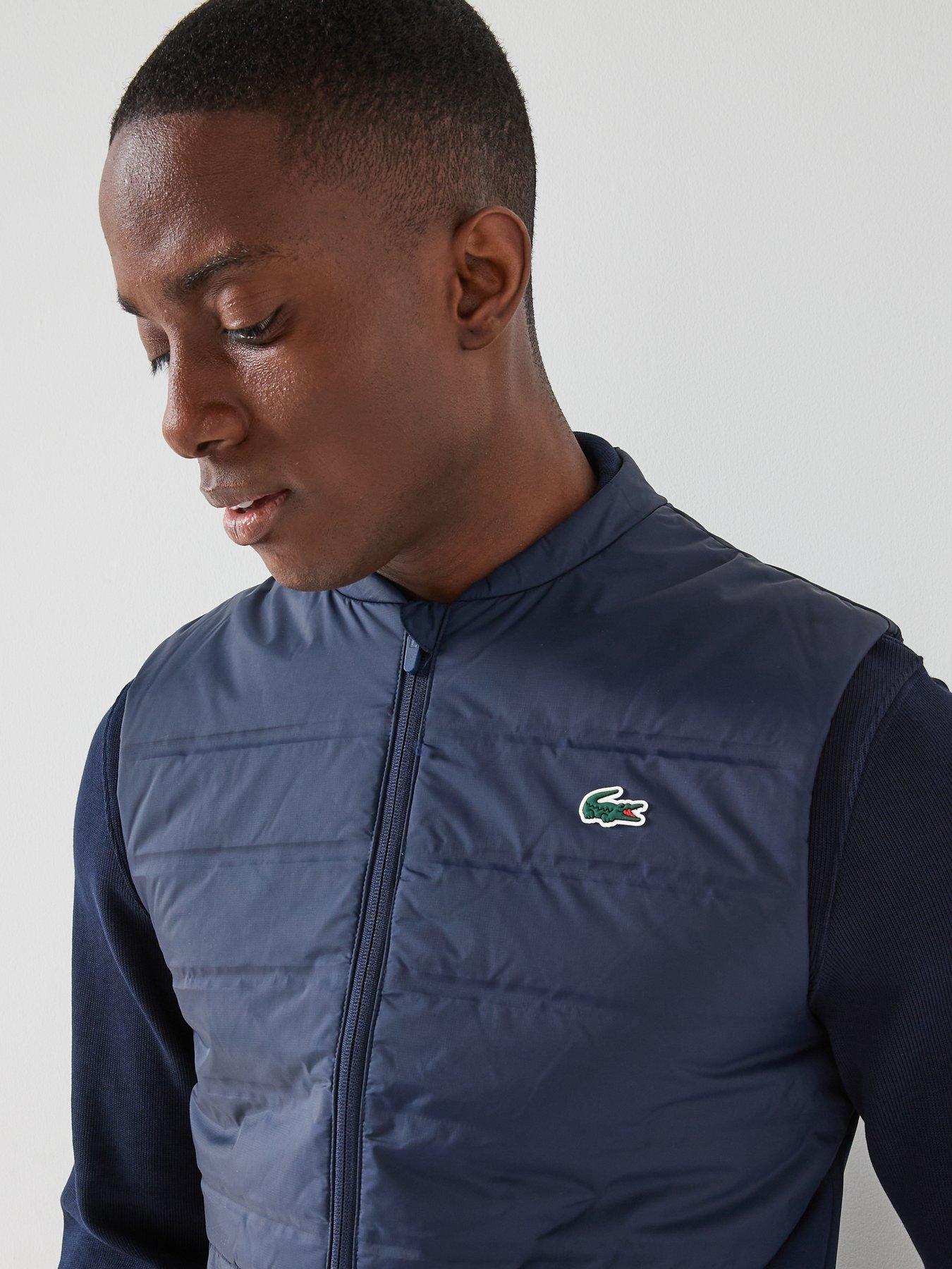 Image 4 of 4 of Lacoste Stretch Breathable Waterproof Padded Golf Vest - Navy