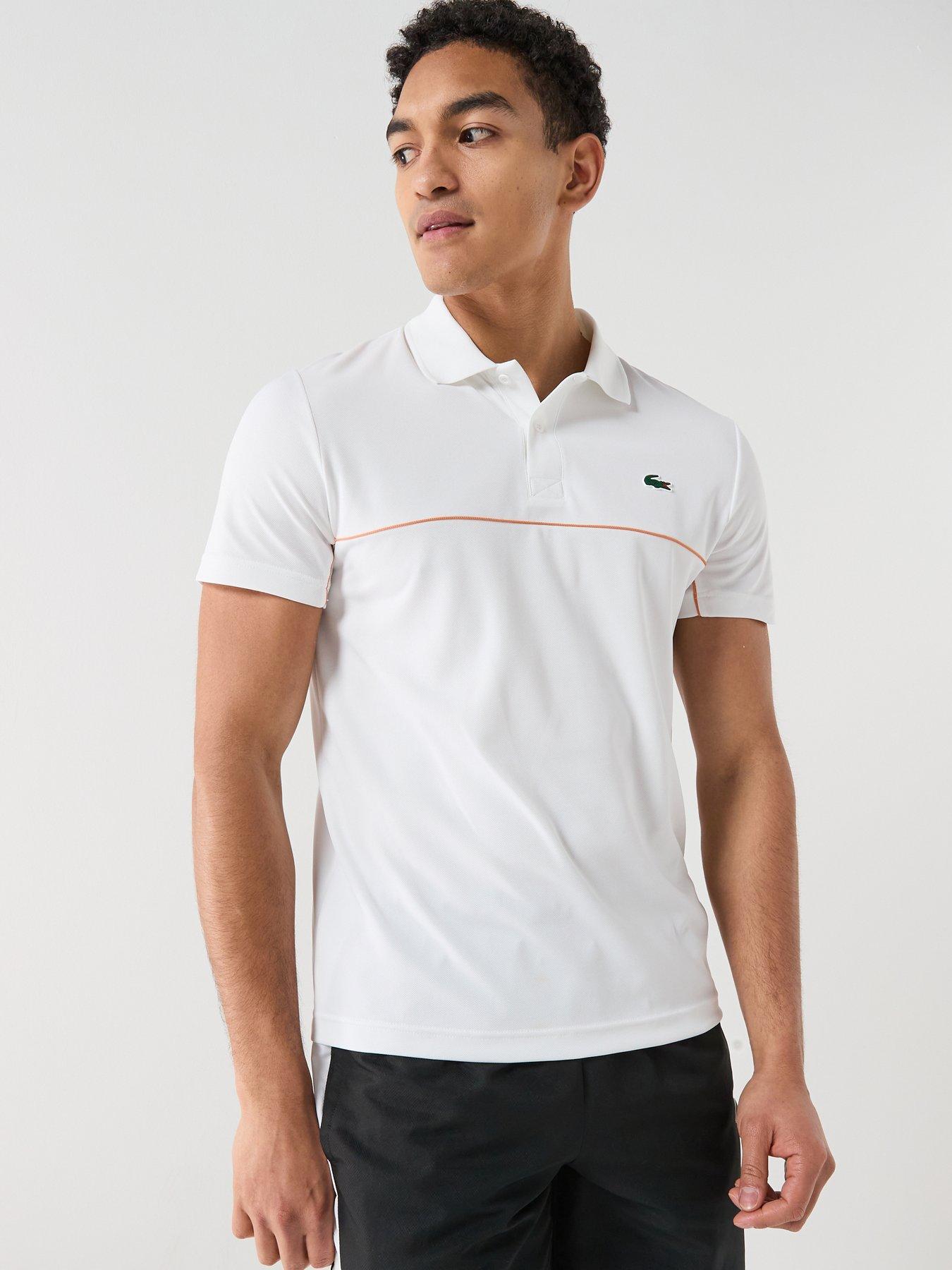Lacoste Regular Fit Ultra-Dry Upf50 Off Court Polo Shirt - White