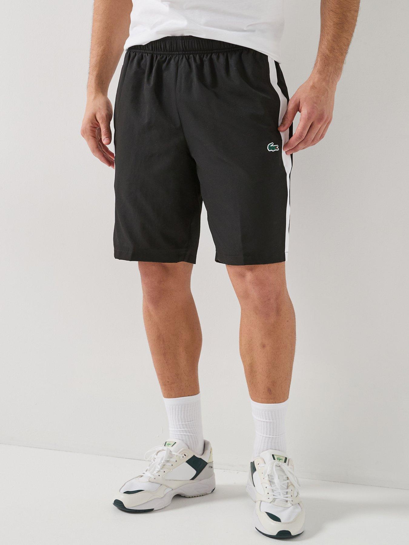 lacoste-regular-fit-water-repellent-off-court-shorts-black