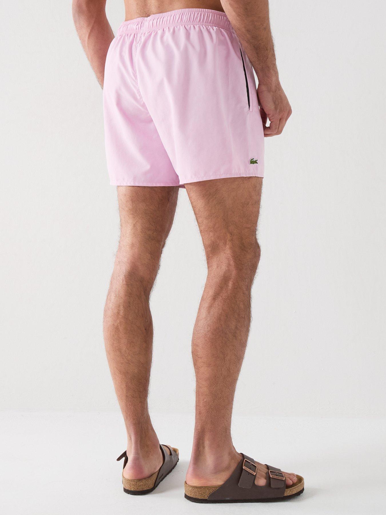 Image 2 of 5 of Lacoste Lacoste Short Quick-dry Swim Trunks - Pink