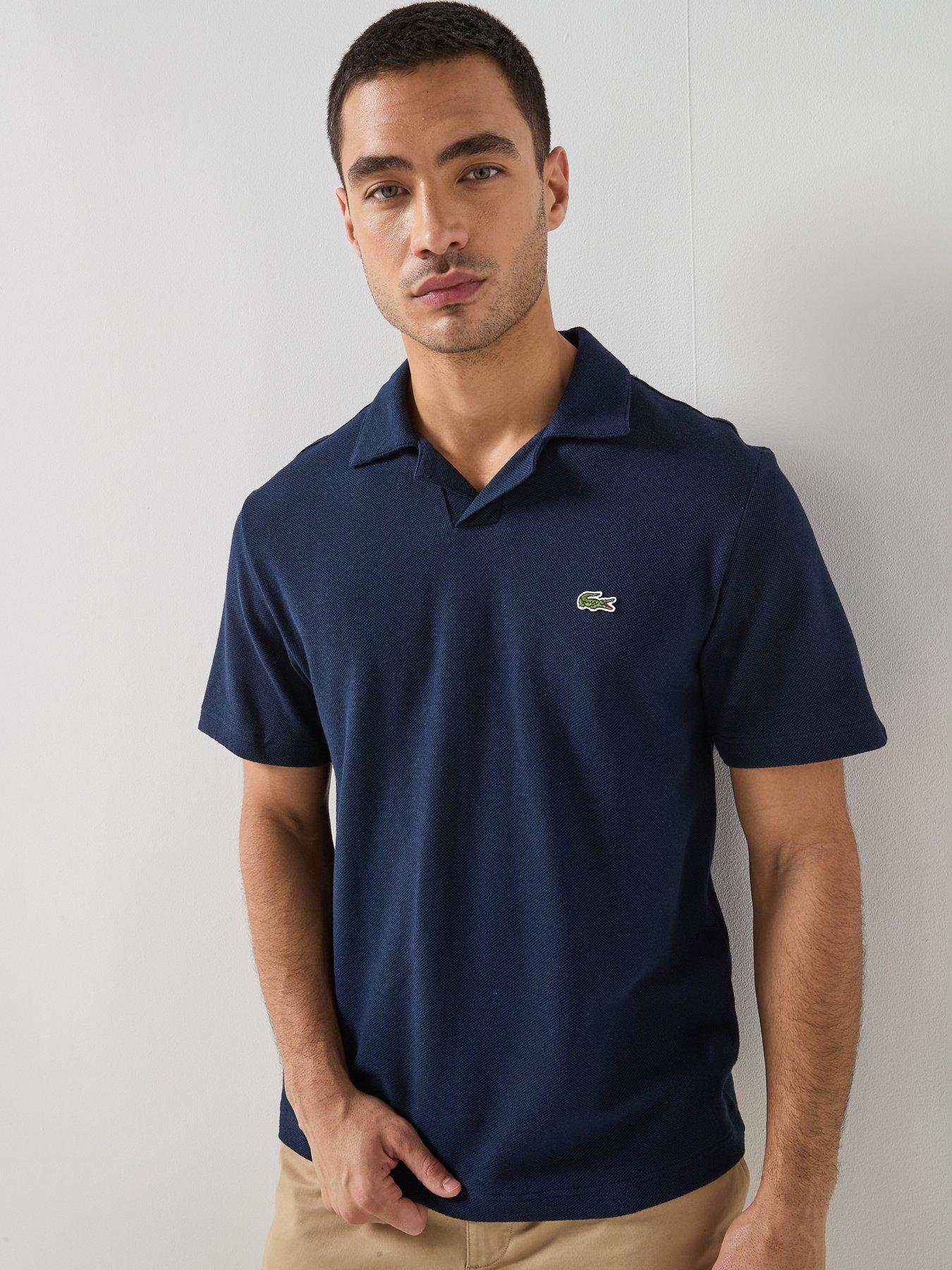 Lacoste Lacoste Classic Fit Open Neck Polo Shirt - Navy