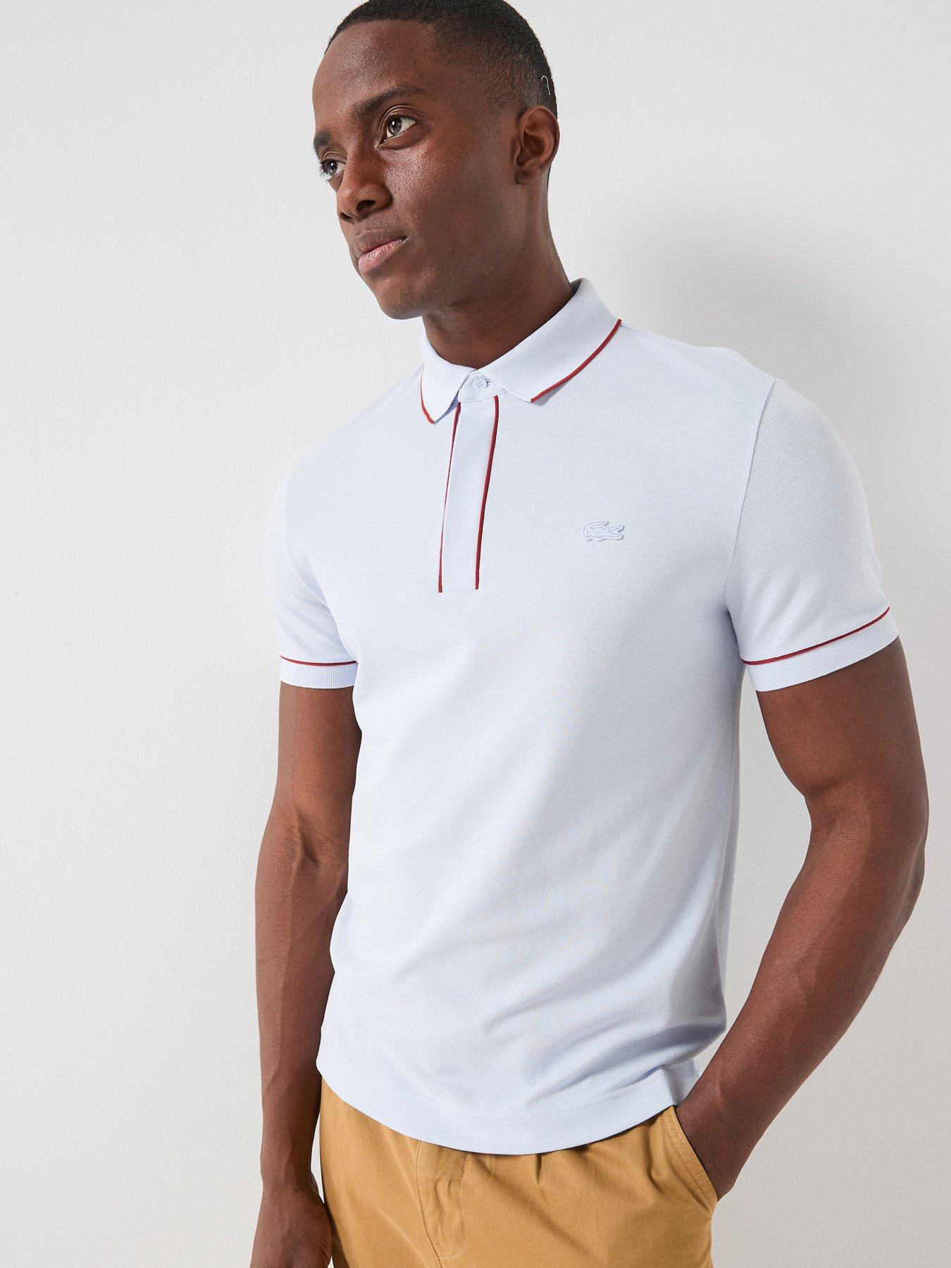 Lacoste Lacoste Regular Fit Paris Stretch Pique Polo Shirt - Blue