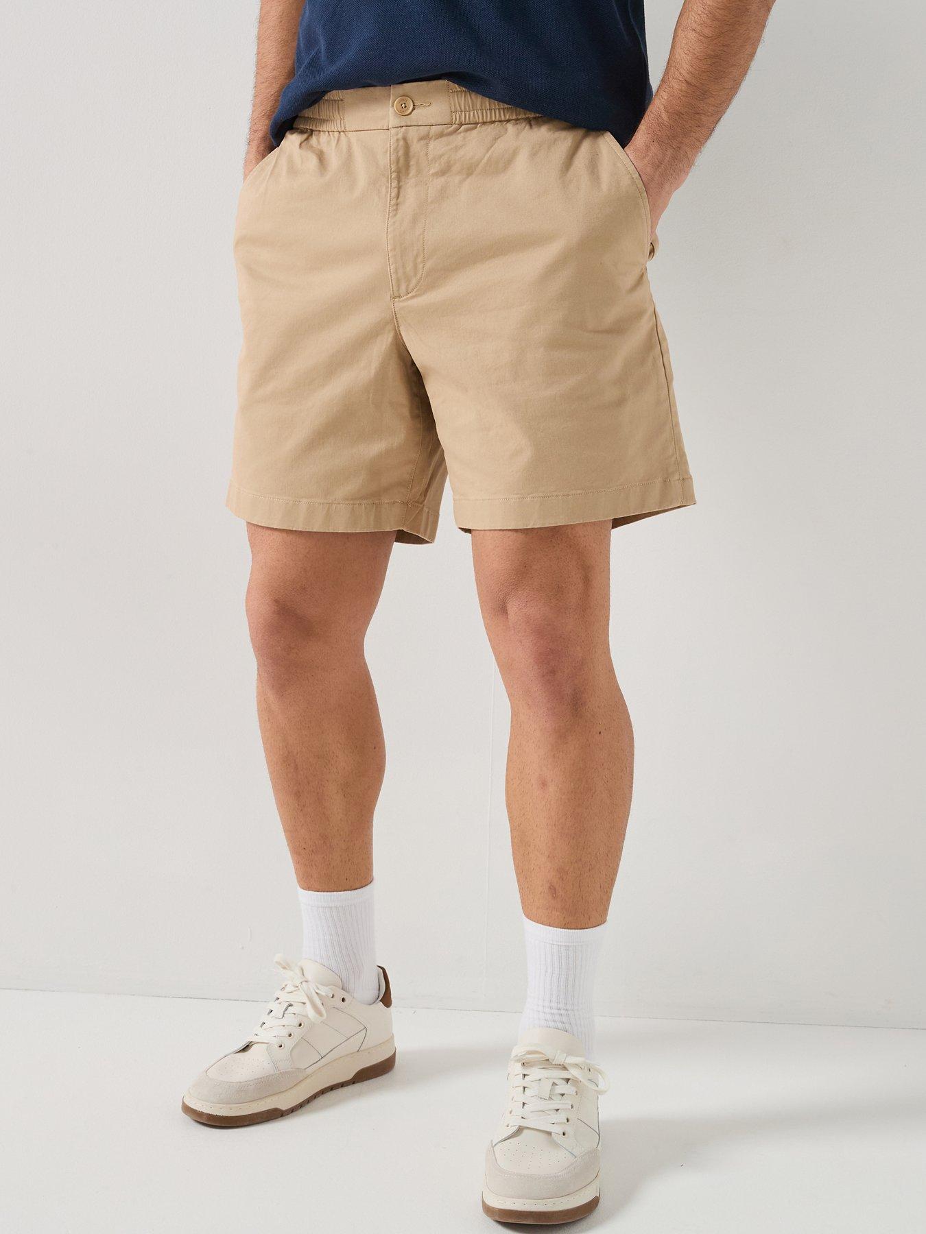 Lacoste Lightweight Cotton Poplin Bermuda Chino Shorts - Brown