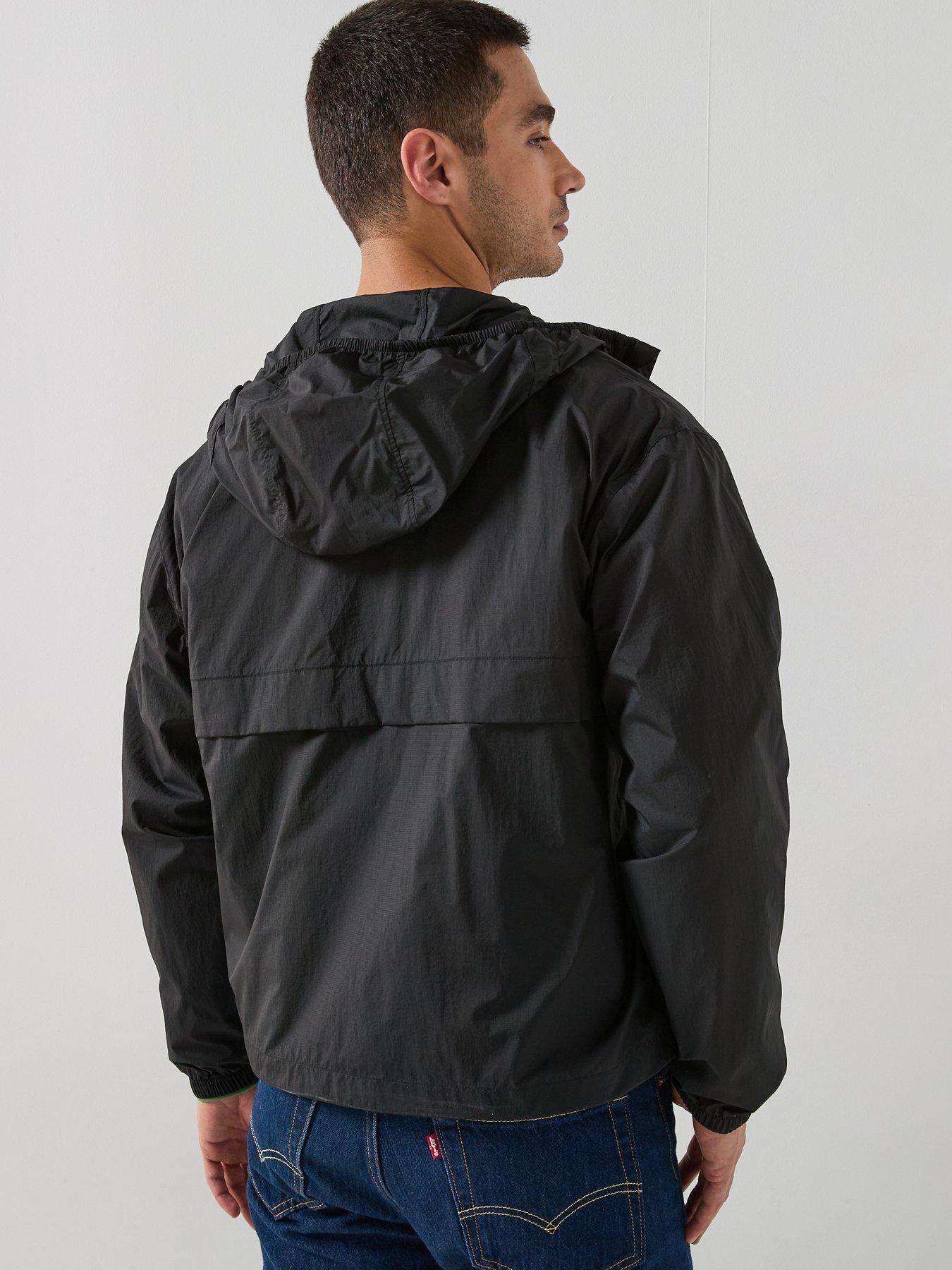 Image 2 of 6 of Lacoste Lightweight Unlined Ripstop Jacket - Black