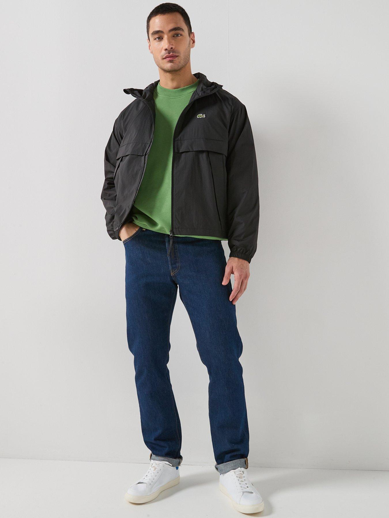 Image 3 of 6 of Lacoste Lightweight Unlined Ripstop Jacket - Black