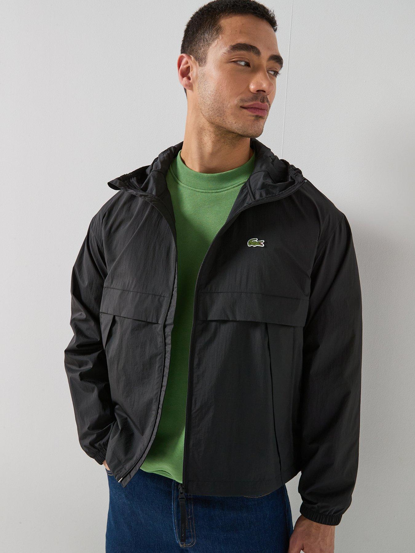 Image 5 of 6 of Lacoste Lightweight Unlined Ripstop Jacket - Black
