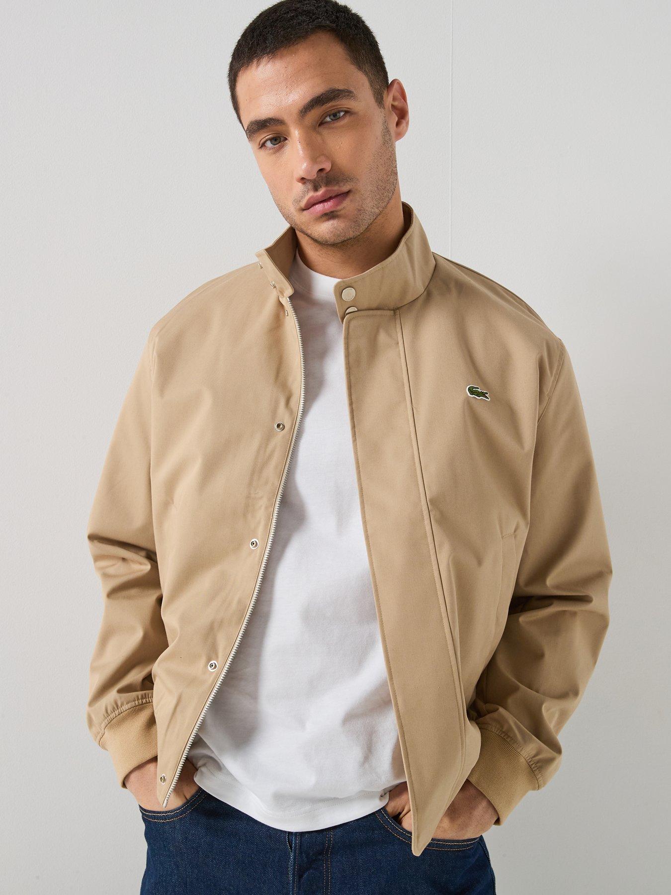  image of lacoste-harrington-jacket-brown