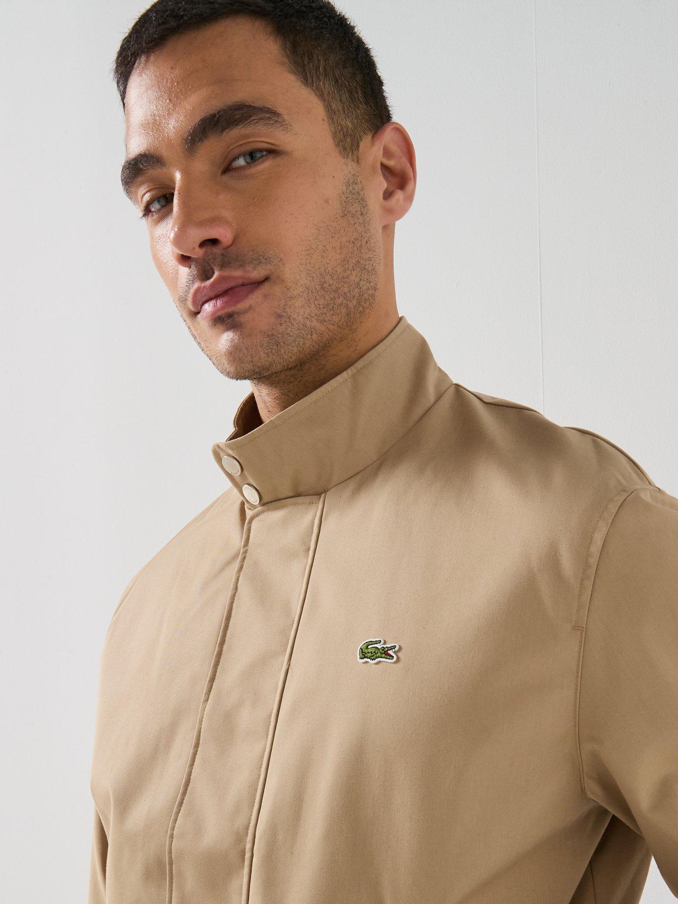  image of lacoste-harrington-jacket-brown