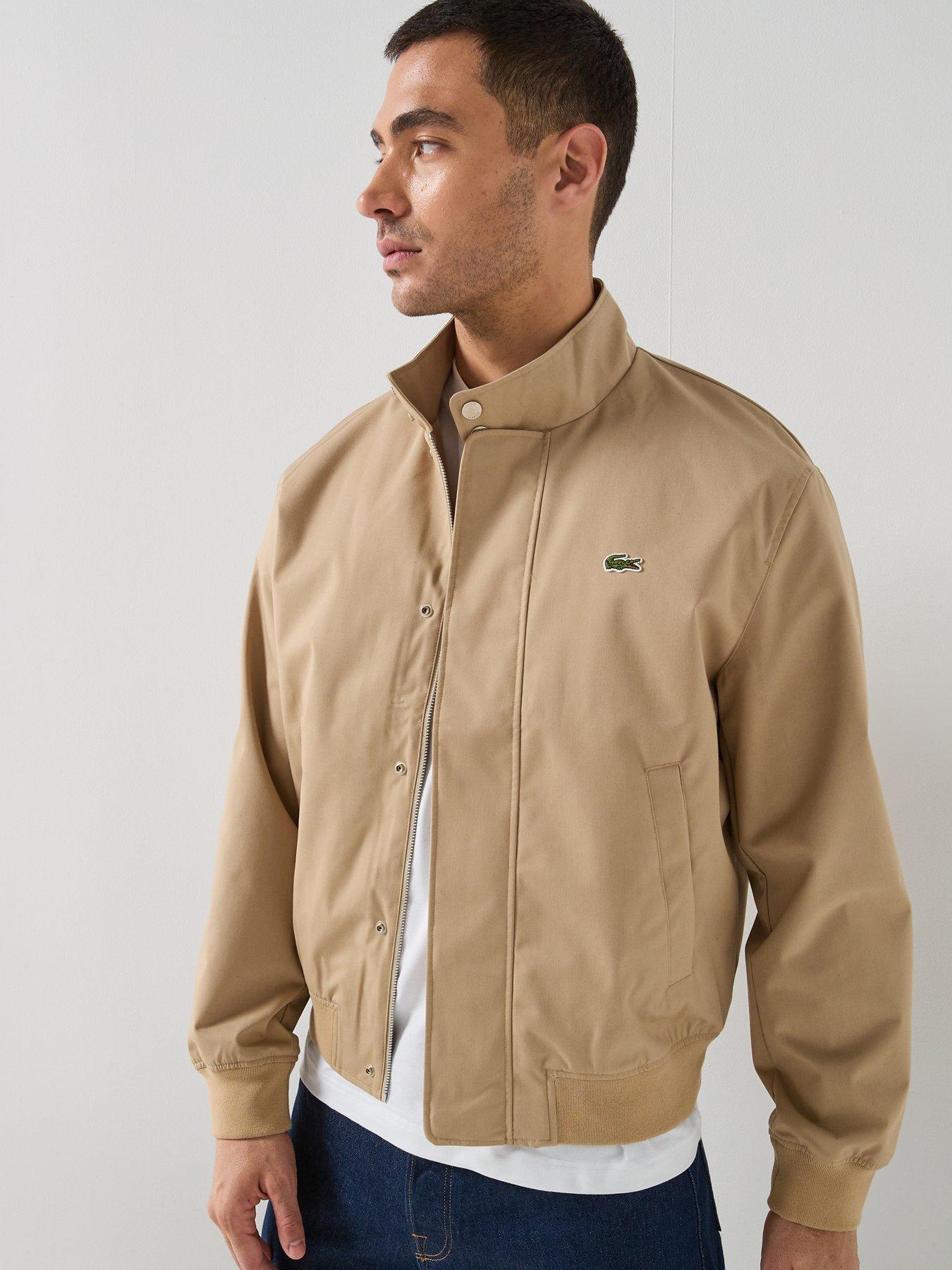  image of lacoste-harrington-jacket-brown