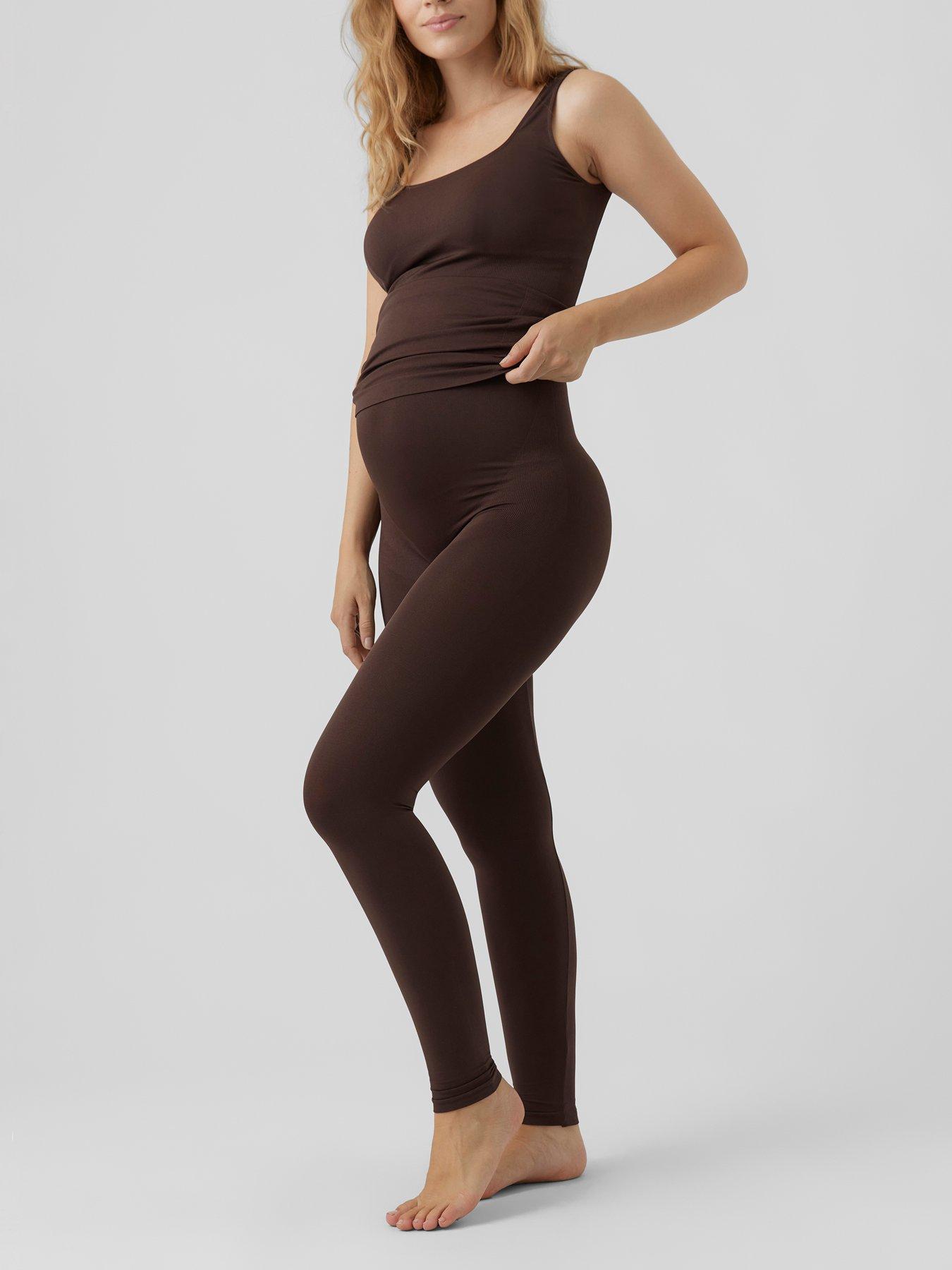 Mamalicious Mltia Jeanne Legging Noos A - Brown
