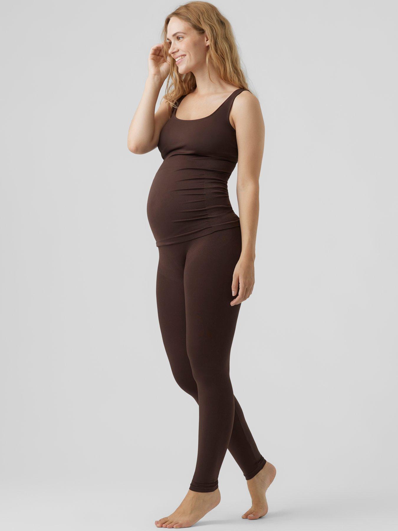  image of mamalicious-mltia-jeanne-legging-noos-a-brown
