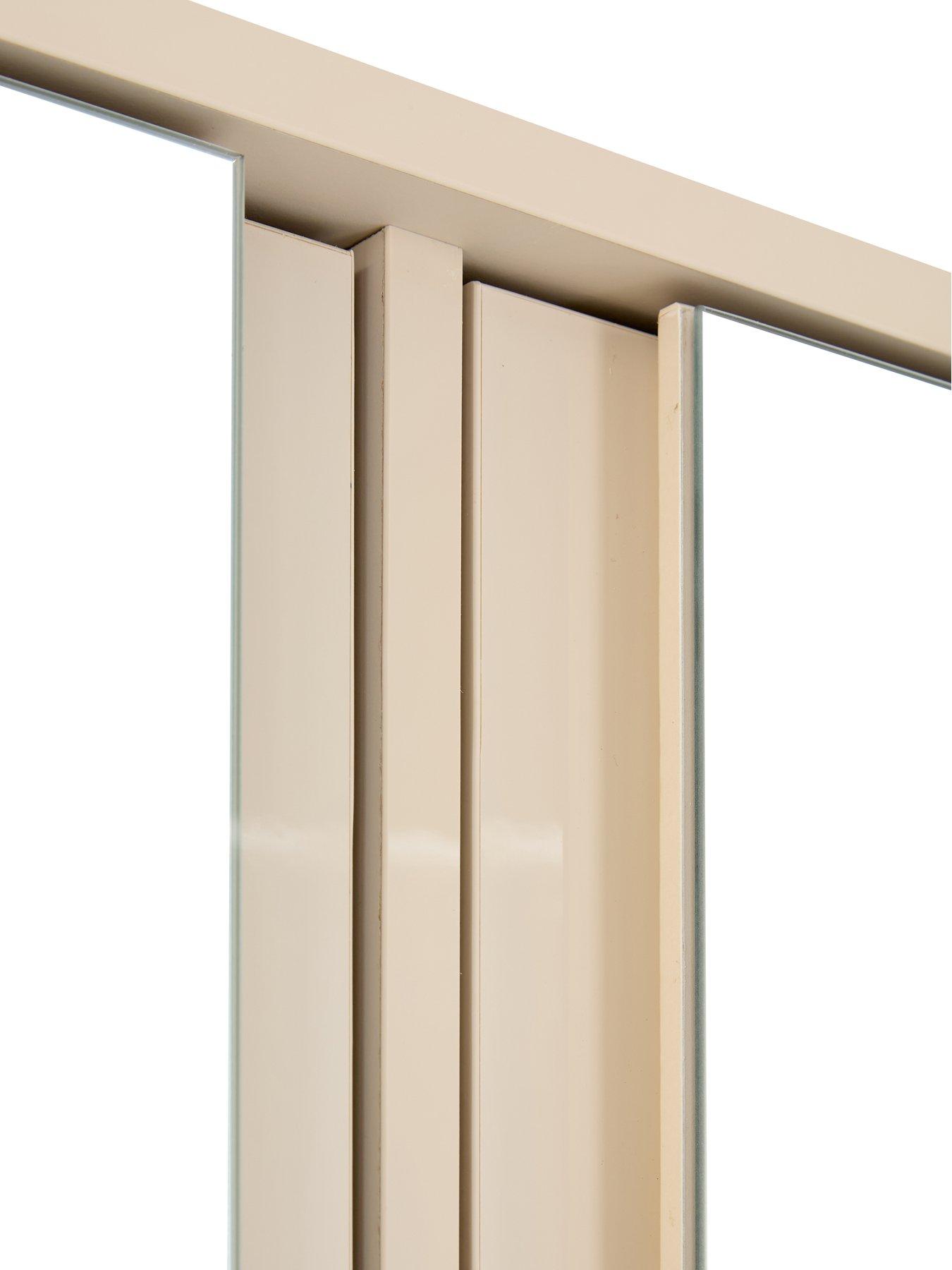 Image 7 of 7 of The Very Collection Layton Gloss 4 Door, 4 Drawer&nbsp;Combi Wardrobe - Oatmeal - FSC&reg; Certified