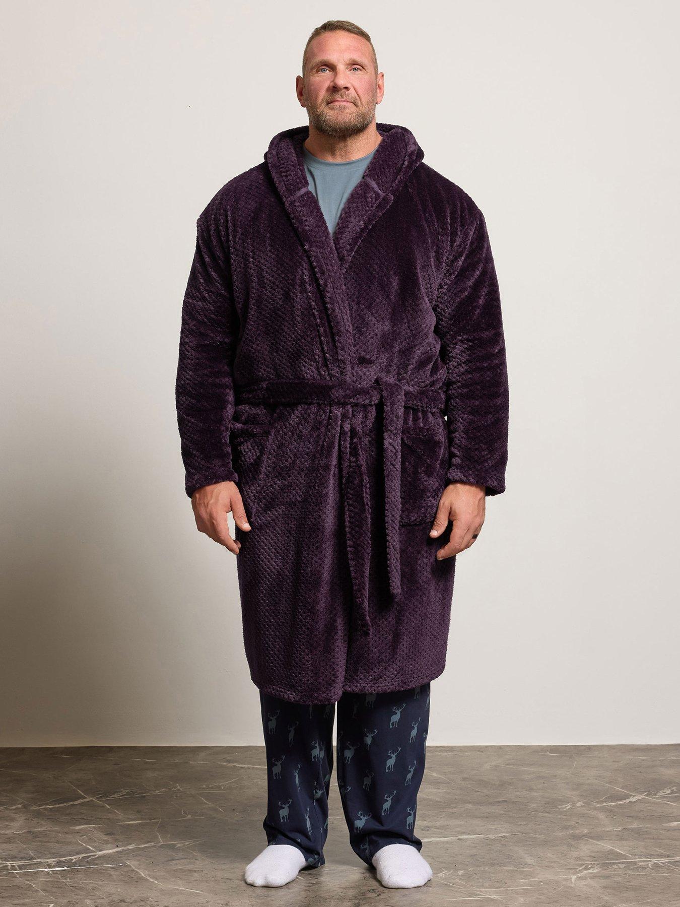 badrhino-textured-hooded-robe-red