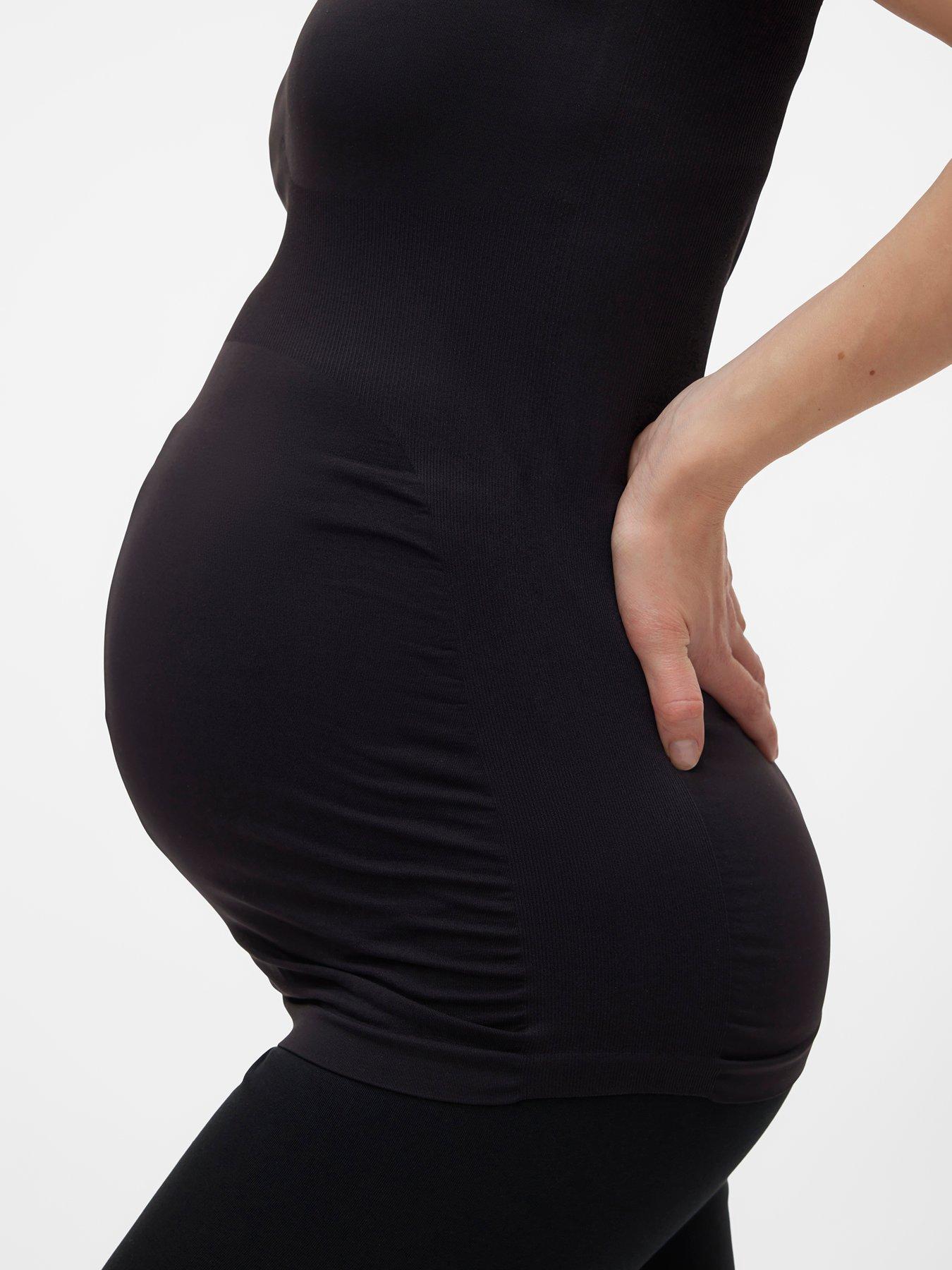  image of mamalicious-maternity-tank-top-black