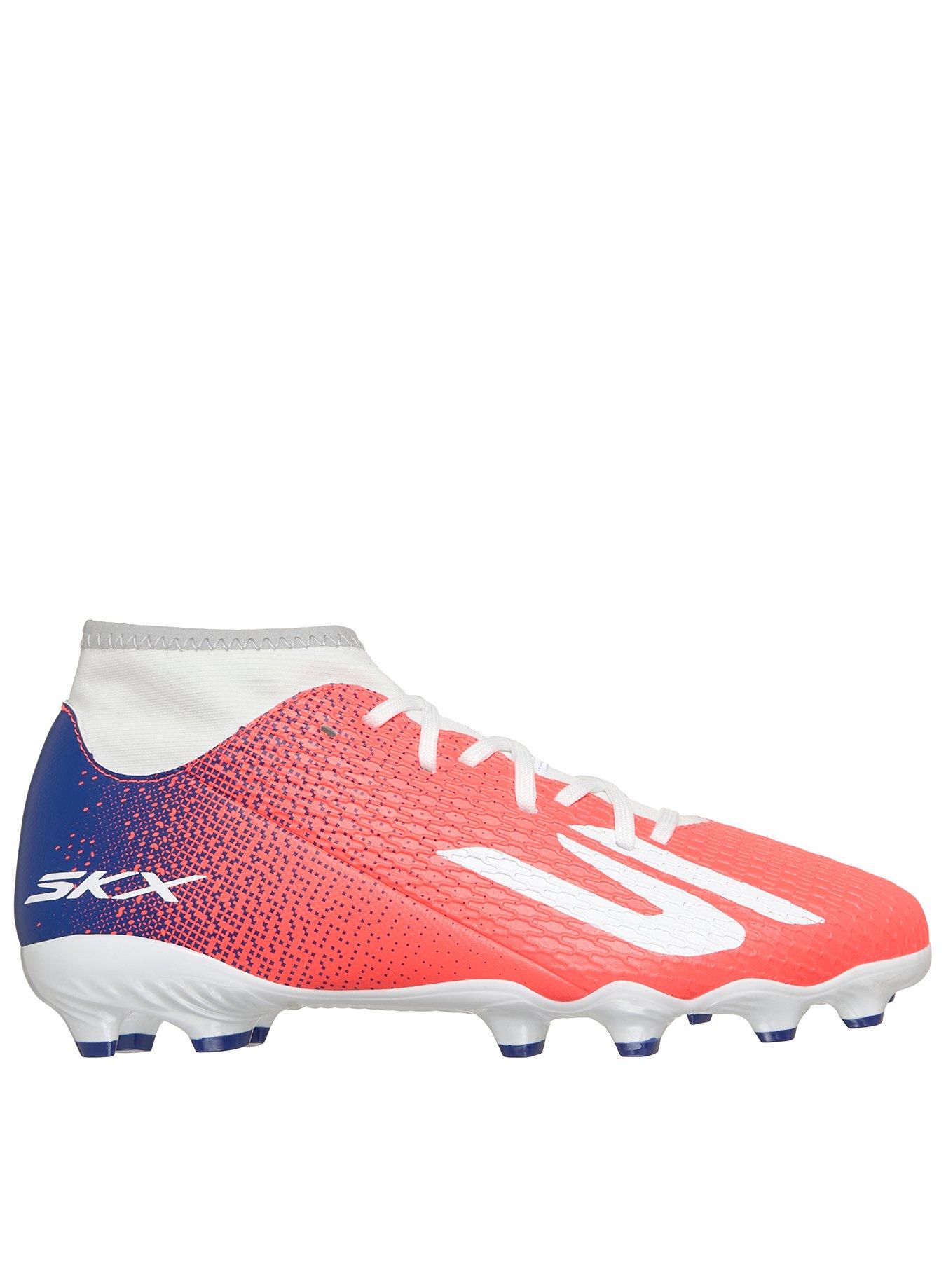 Skechers Junior Skx2 High Firm Ground Football Boots - Orange/White