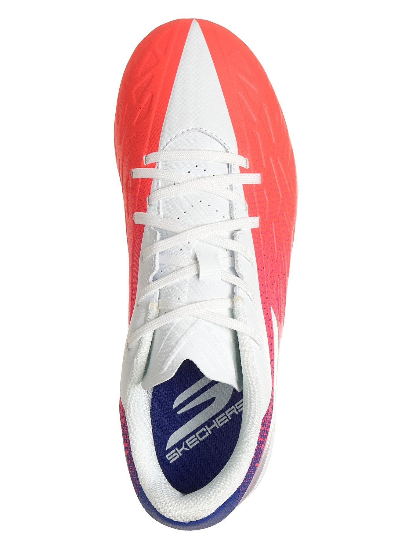 Image 2 of 4 of Skechers Junior Razor Firm Ground Football Boots - Orange/White